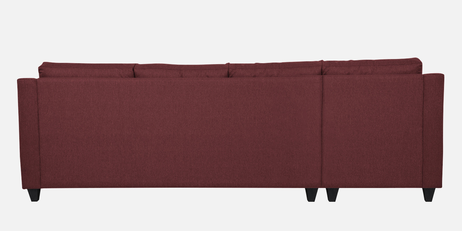 Welly Fabric Rhs Sectional Sofa 3 Lounger In Blaze Red Colour - Febonic Living