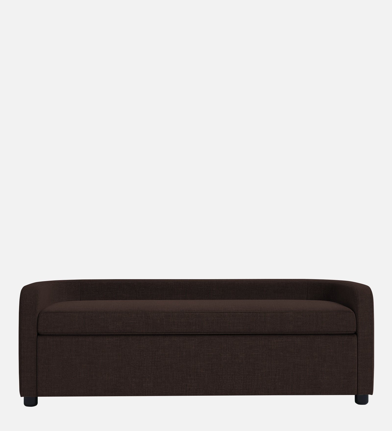 Cooper Fabric Storage Bench In Coffee Brown Colour - Febonic Living