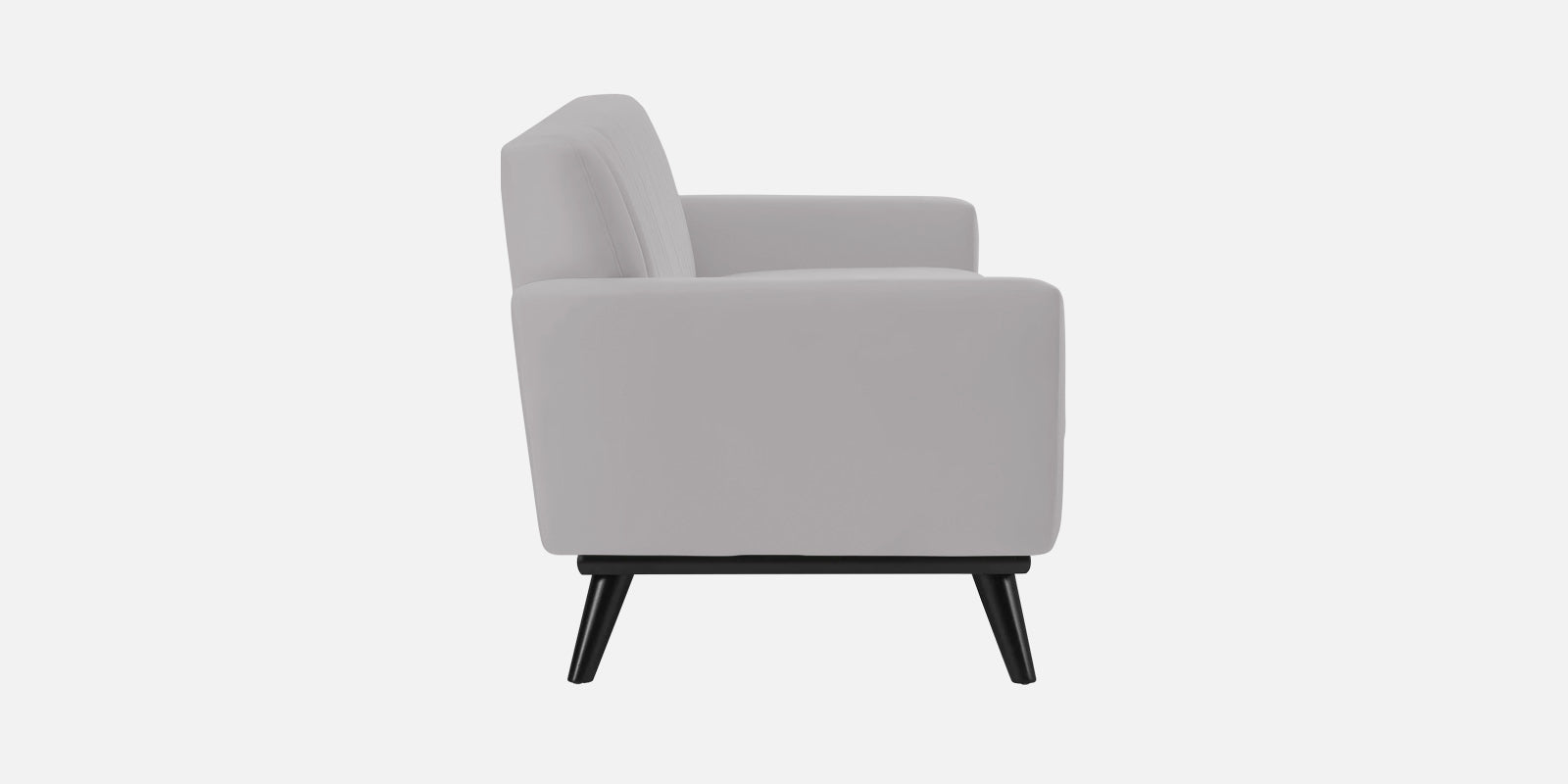Tucker Velvet 3 Seater Sofa In Concrete Brown Colour - Febonic Living