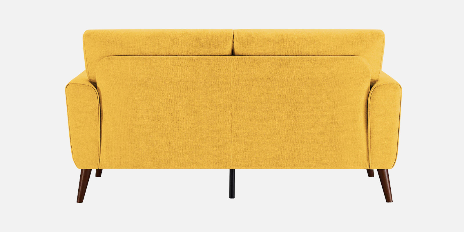 Castro Fabric 2 Seater Sofa In Bold Yellow Colour - Febonic Living