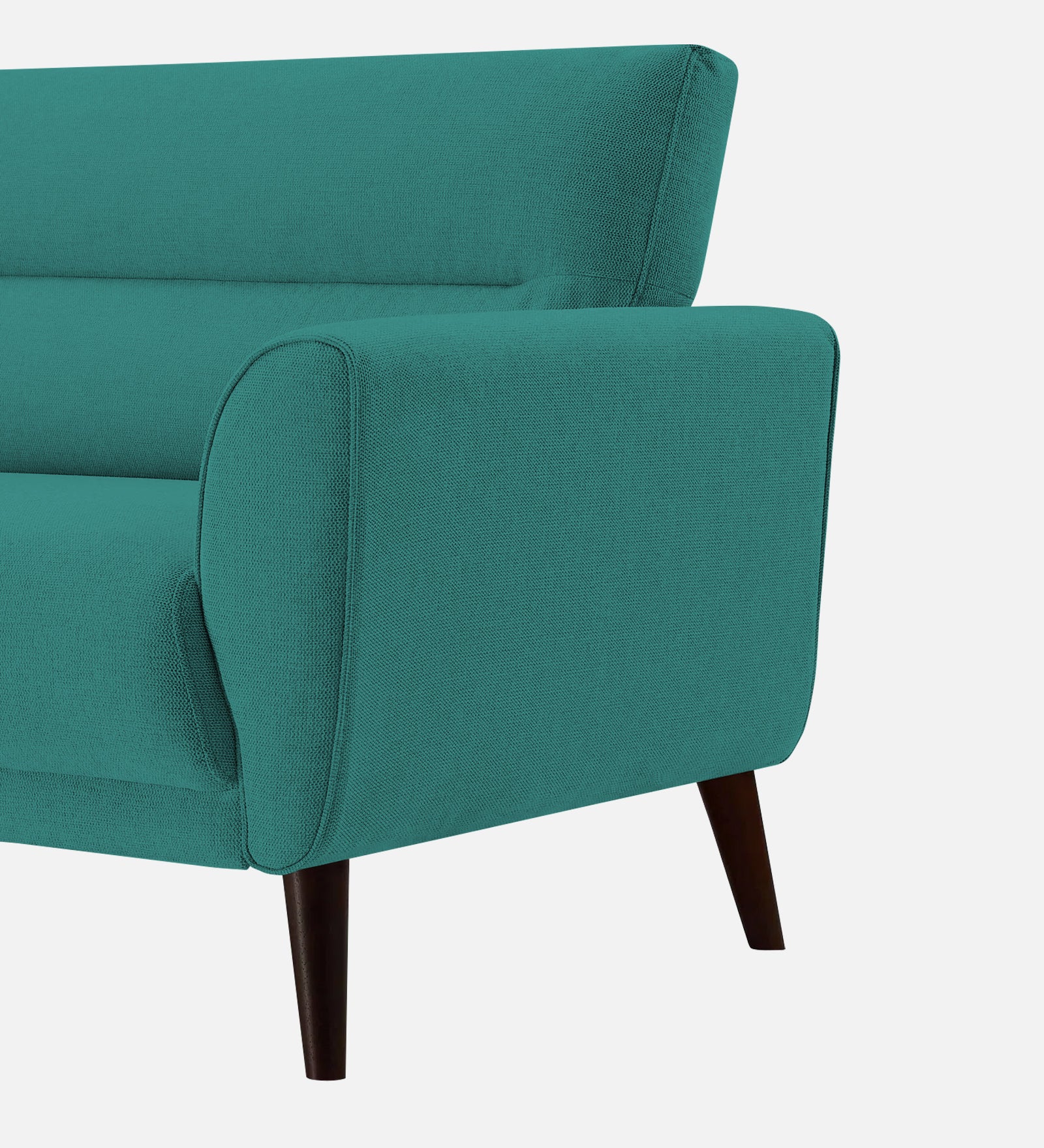 Castro Fabric 1 Seater Sofa In Sea Green Colour - Febonic Living