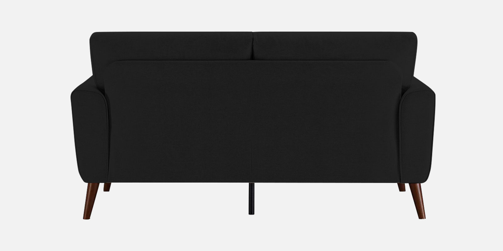 Castro Fabric 2 Seater Sofa In Zed Black Colour - Febonic Living