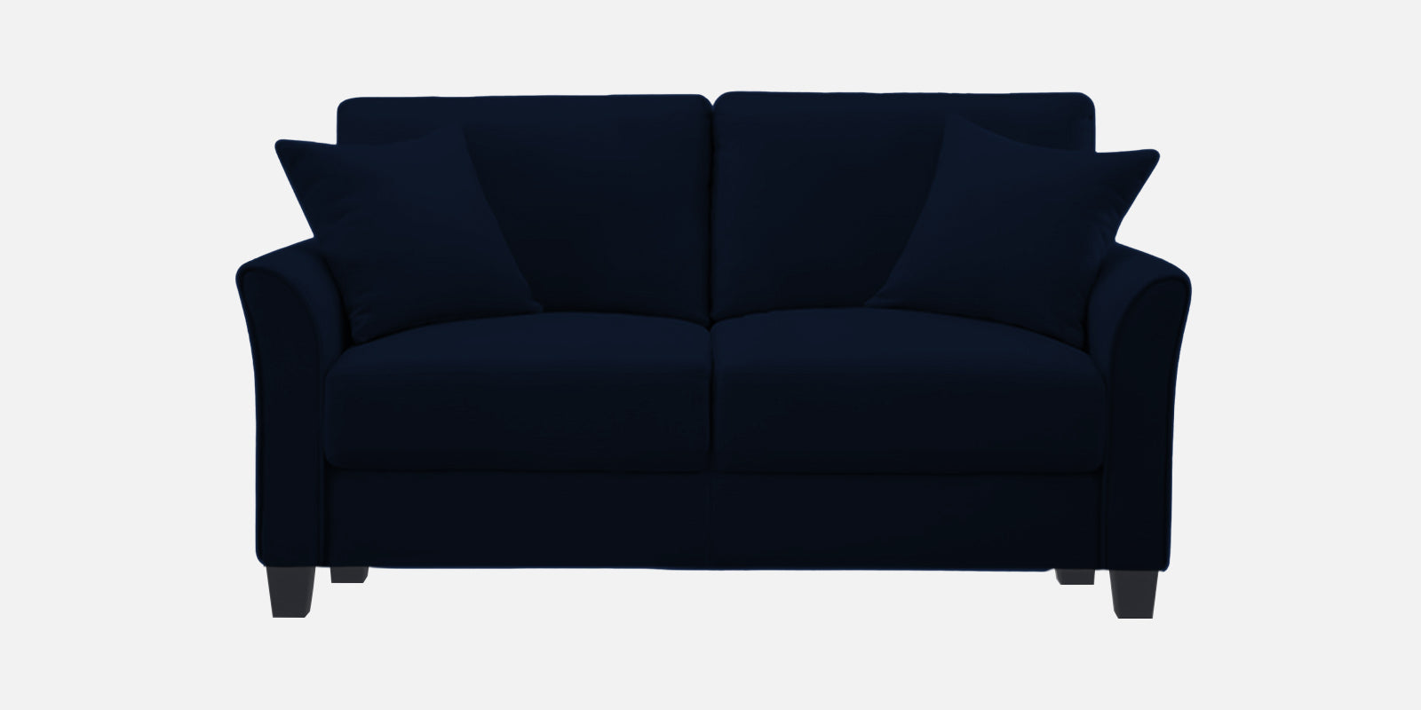 Daroo Velvet 2 Seater Sofa In Dark Blue Colour - Febonic Living