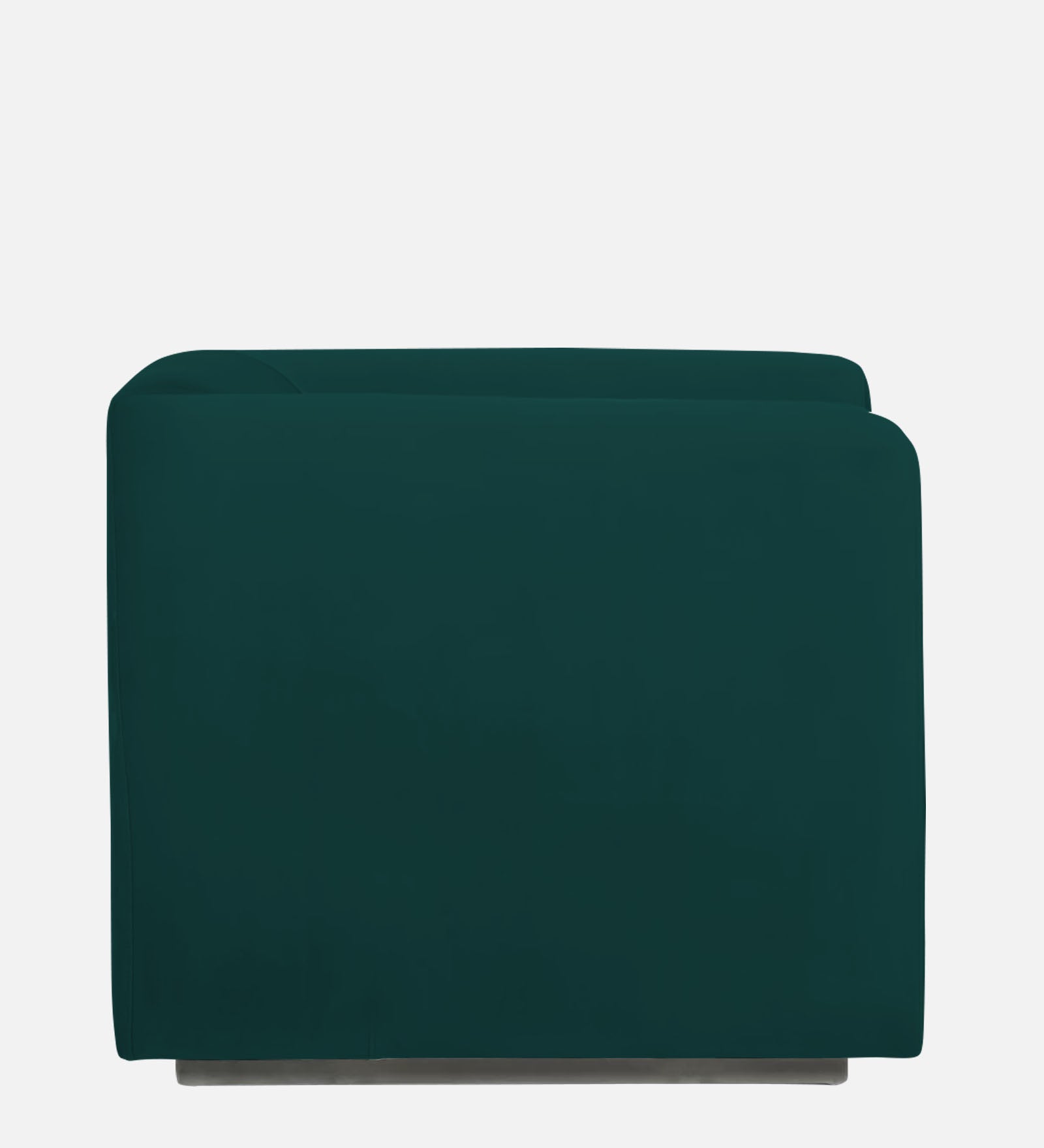 Bufa Velvet 1 Seater Sofa In Forest Green Colour - Febonic Living