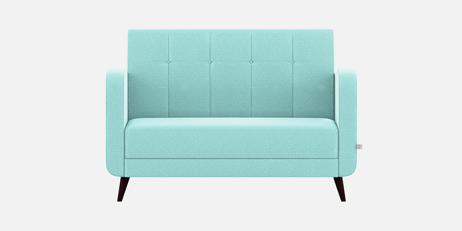 Wiki Velvet 2 Seater Sofa In Barmunda Aqua Colour - Febonic Living