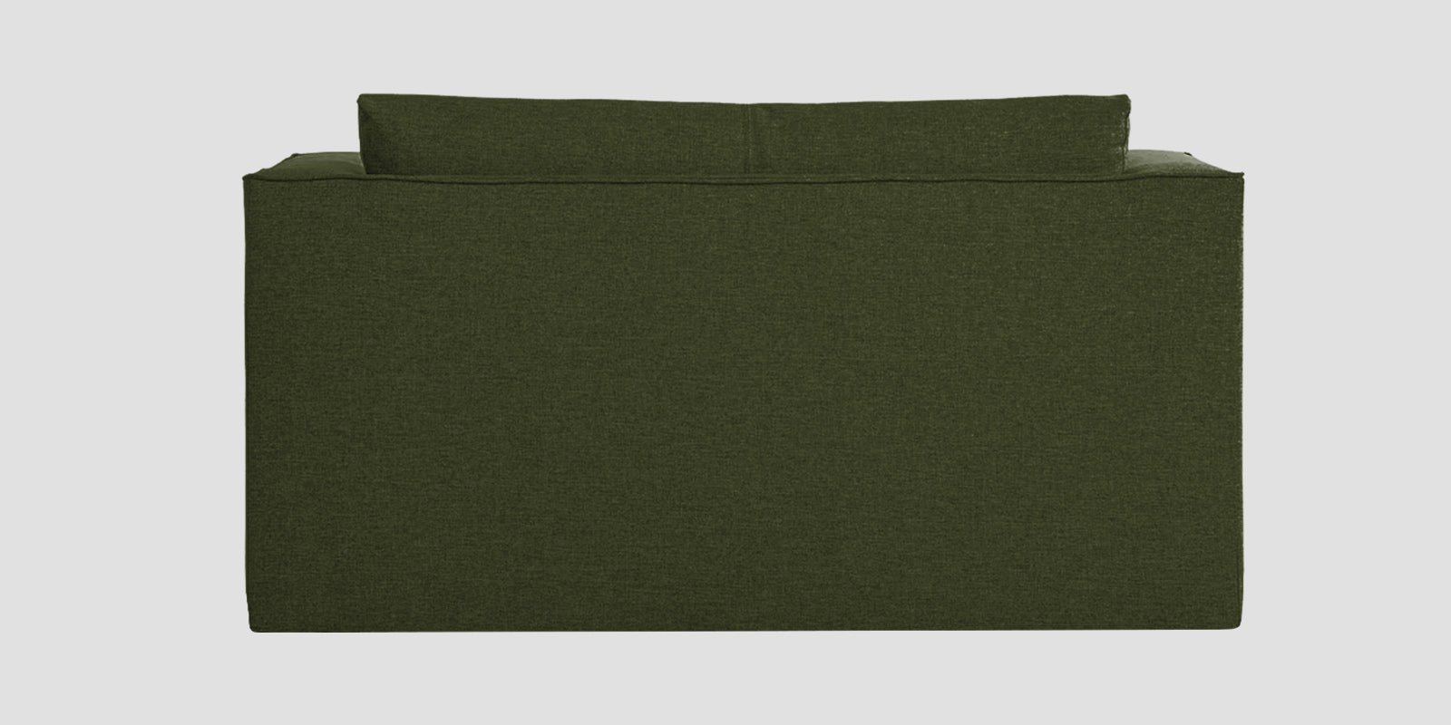 Kenia Fabric 2 Seater Foldable Sofa Cum Bed In Olive Green Colour - Febonic Living