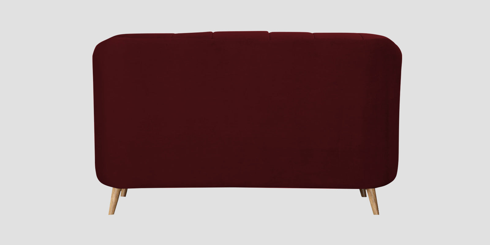Kaylee Velvet 2 Seater Sofa In Dark Maroon Colour - Febonic Living