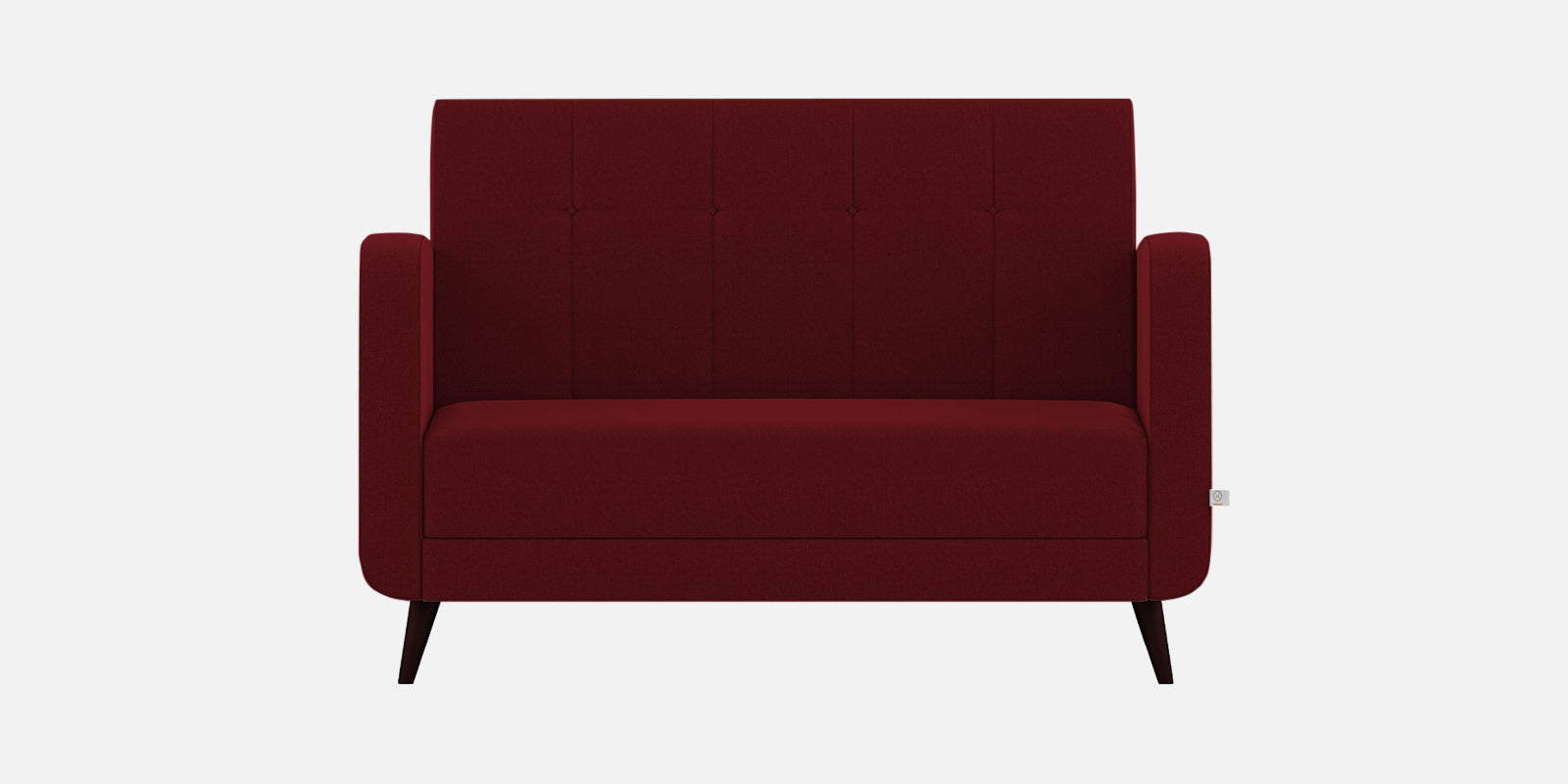 Wiki Velvet 2 Seater Sofa In Dark Maroon Colour - Febonic Living