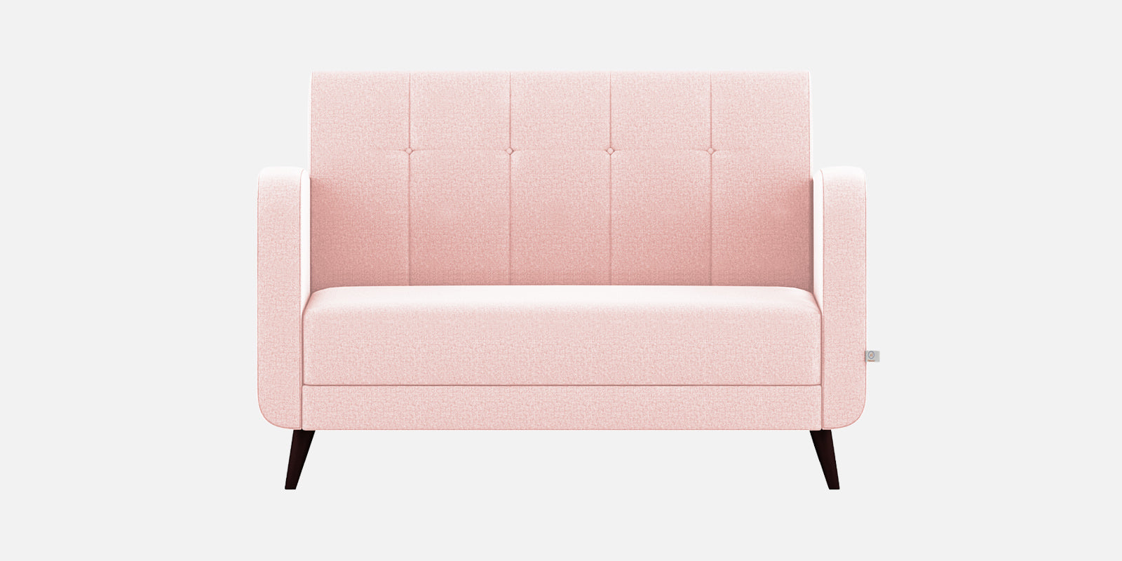 Wiki Velvet 2 Seater Sofa In Millennial Pink Colour - Febonic Living
