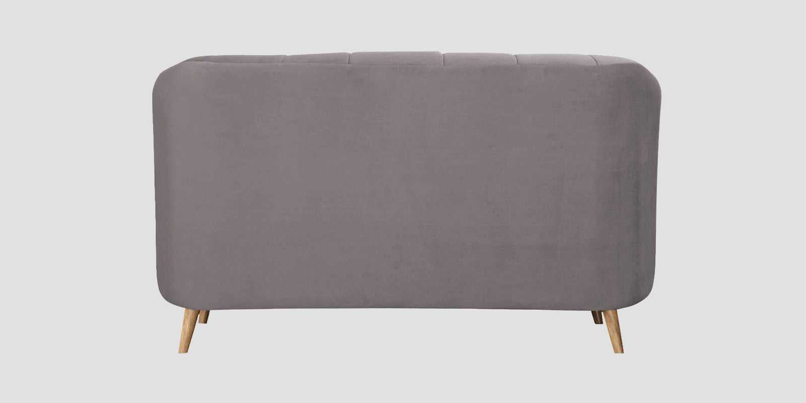 Kaylee Velvet 2 Seater Sofa In Pearl Grey Colour - Febonic Living