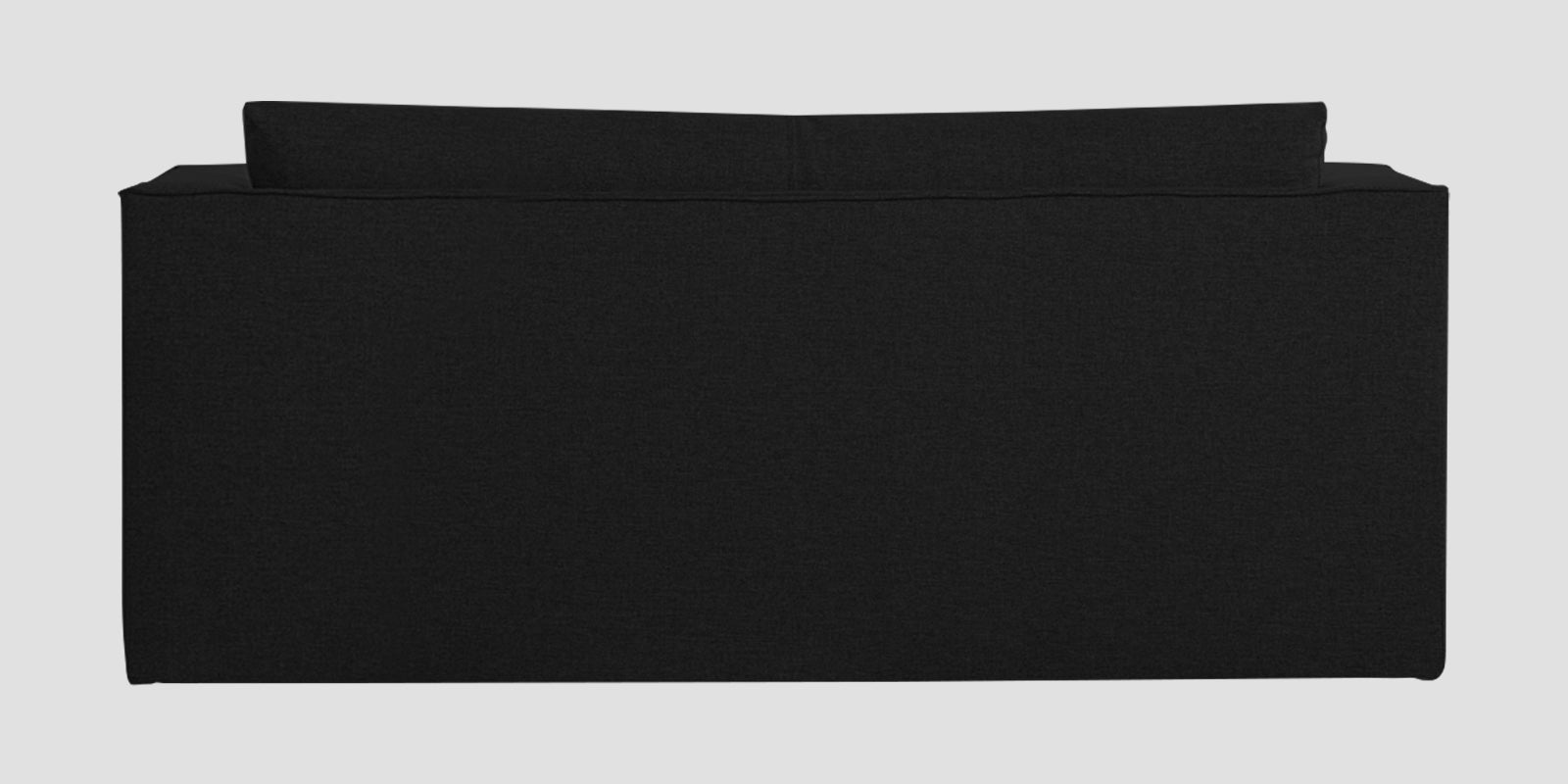 Kenia Fabric 3 Seater Foldable Sofa Cum Bed In Zed Black Colour - Febonic Living
