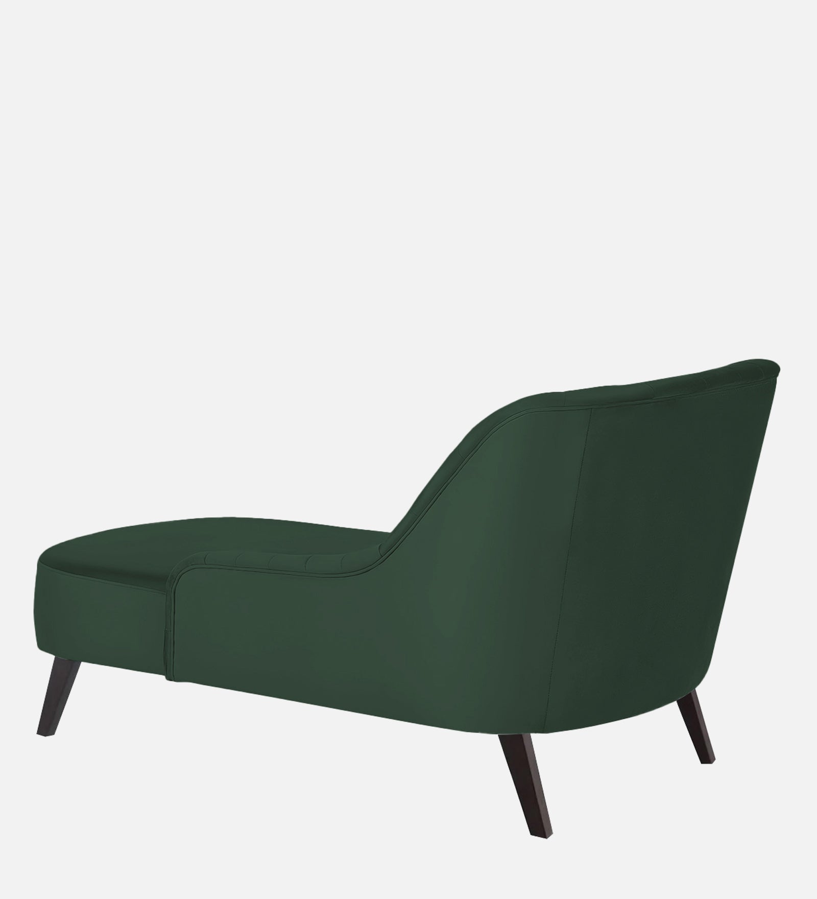 Flora Velvet LHS Chaise Lounger In Amazon Green Colour - Febonic Living