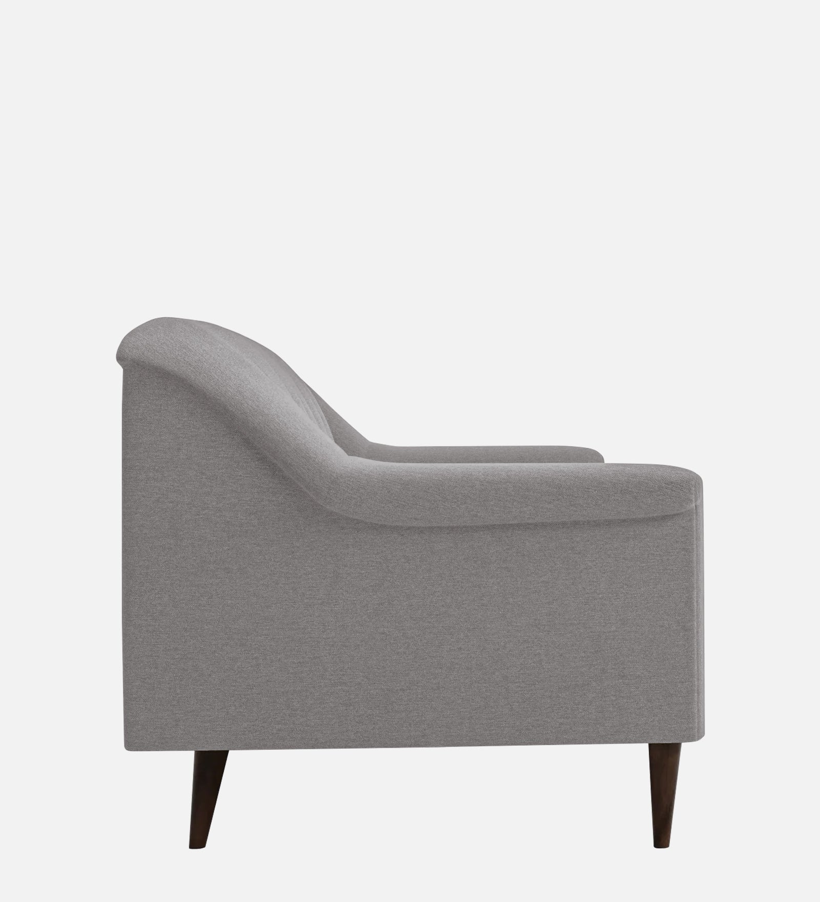 Homer Fabric 1 Seater Sofa In Silver Grey Colour - Febonic Living