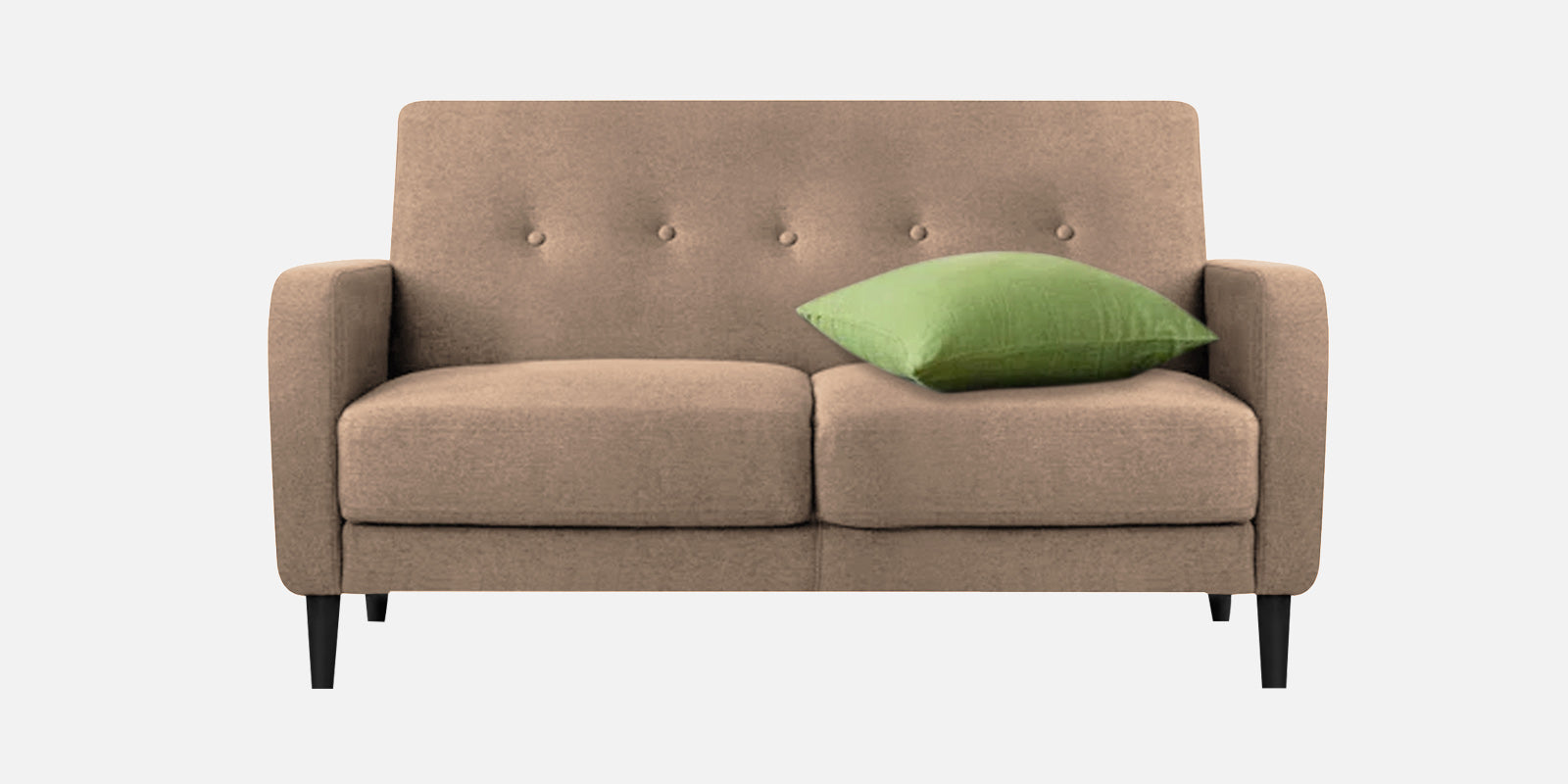 Marq Fabric 2 Seater Sofa In Cookie Beige Colour - Febonic Living