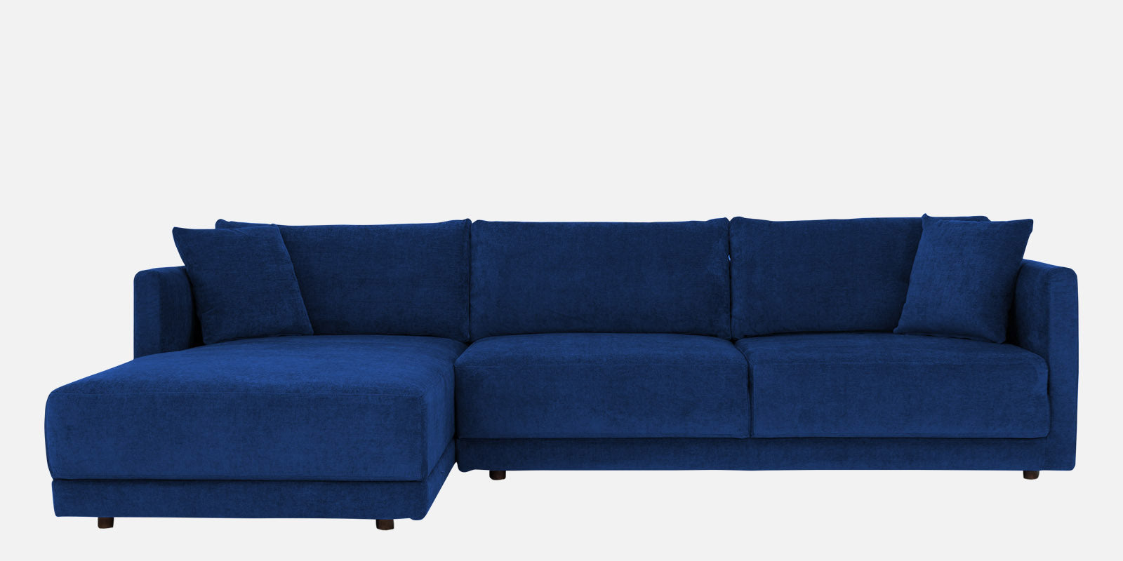 Northern Fabric RHS Sectional Sofa (3+Lounger) In Royal blue Colour - Febonic Living
