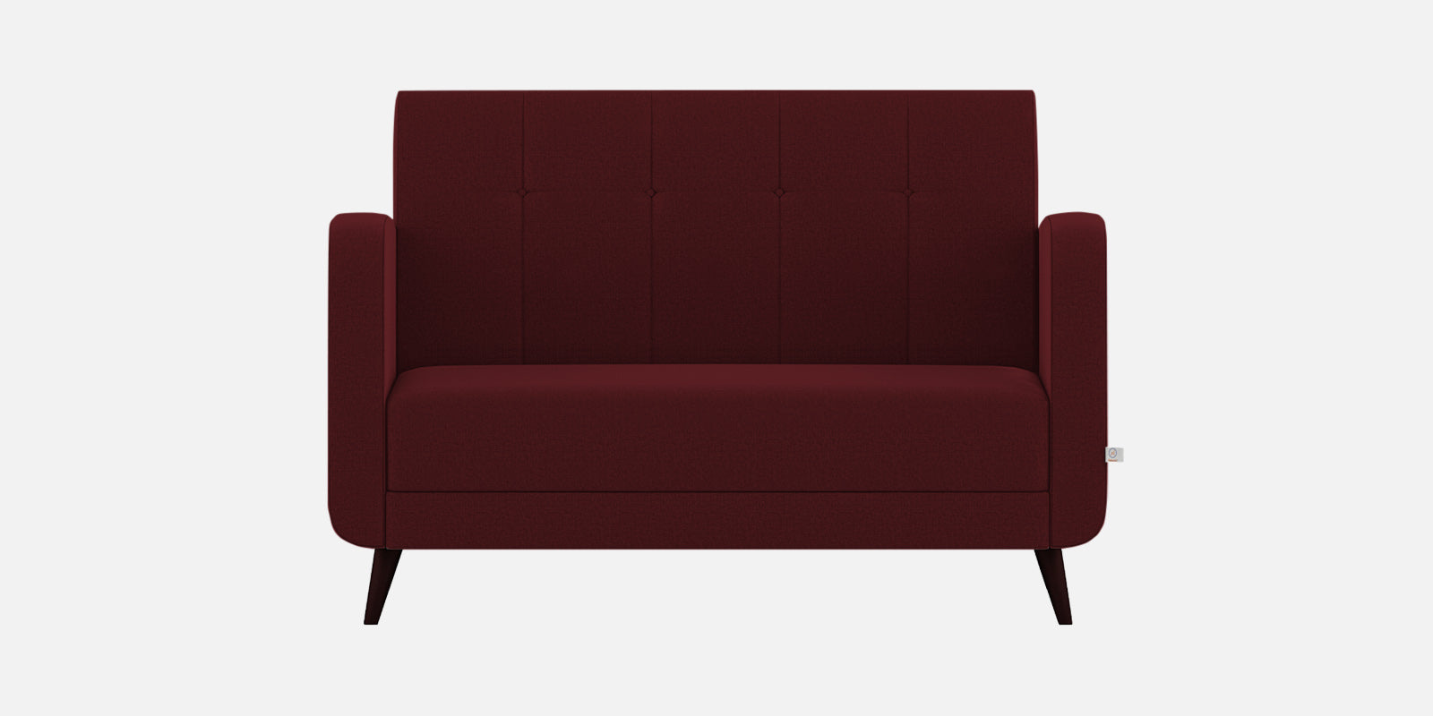 Wiki Velvet 2 Seater Sofa In Blood Maroon Colour - Febonic Living