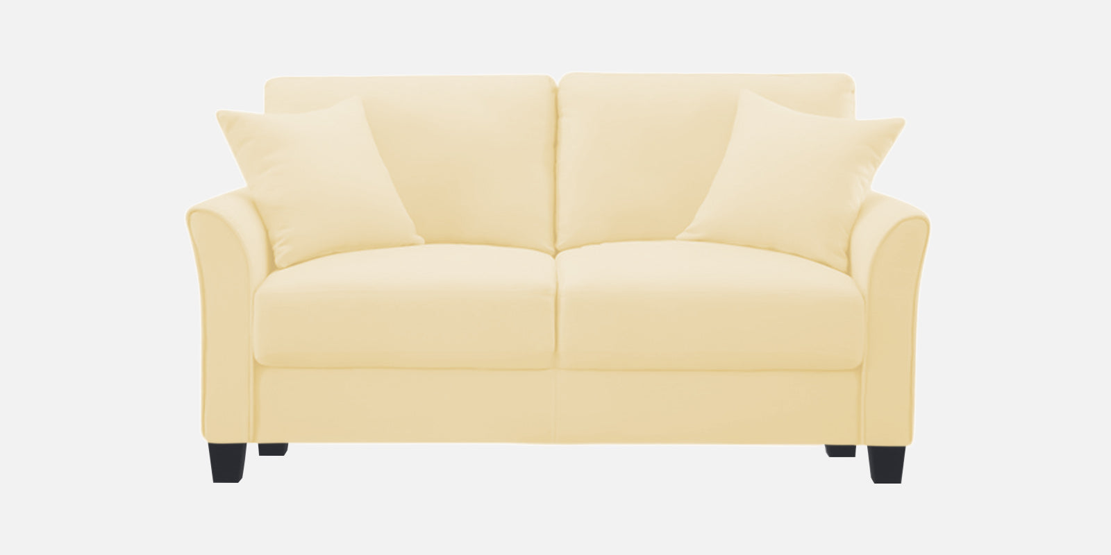 Daroo Velvet 2 Seater Sofa In Sandy Beige Colour - Febonic Living