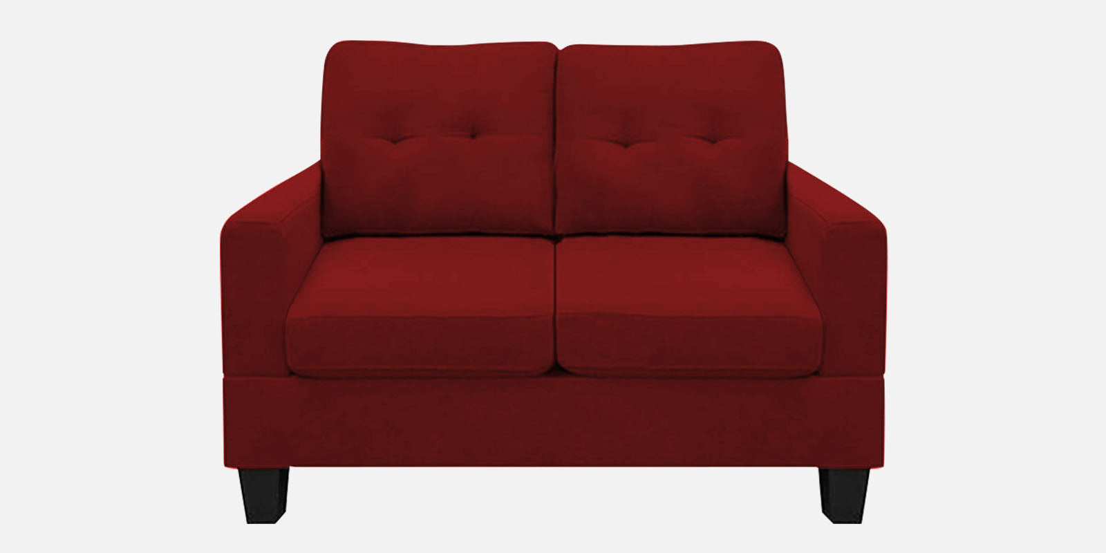 Thomas Fabric 2 Seater Sofa In Blood Maroon Colour - Febonic Living