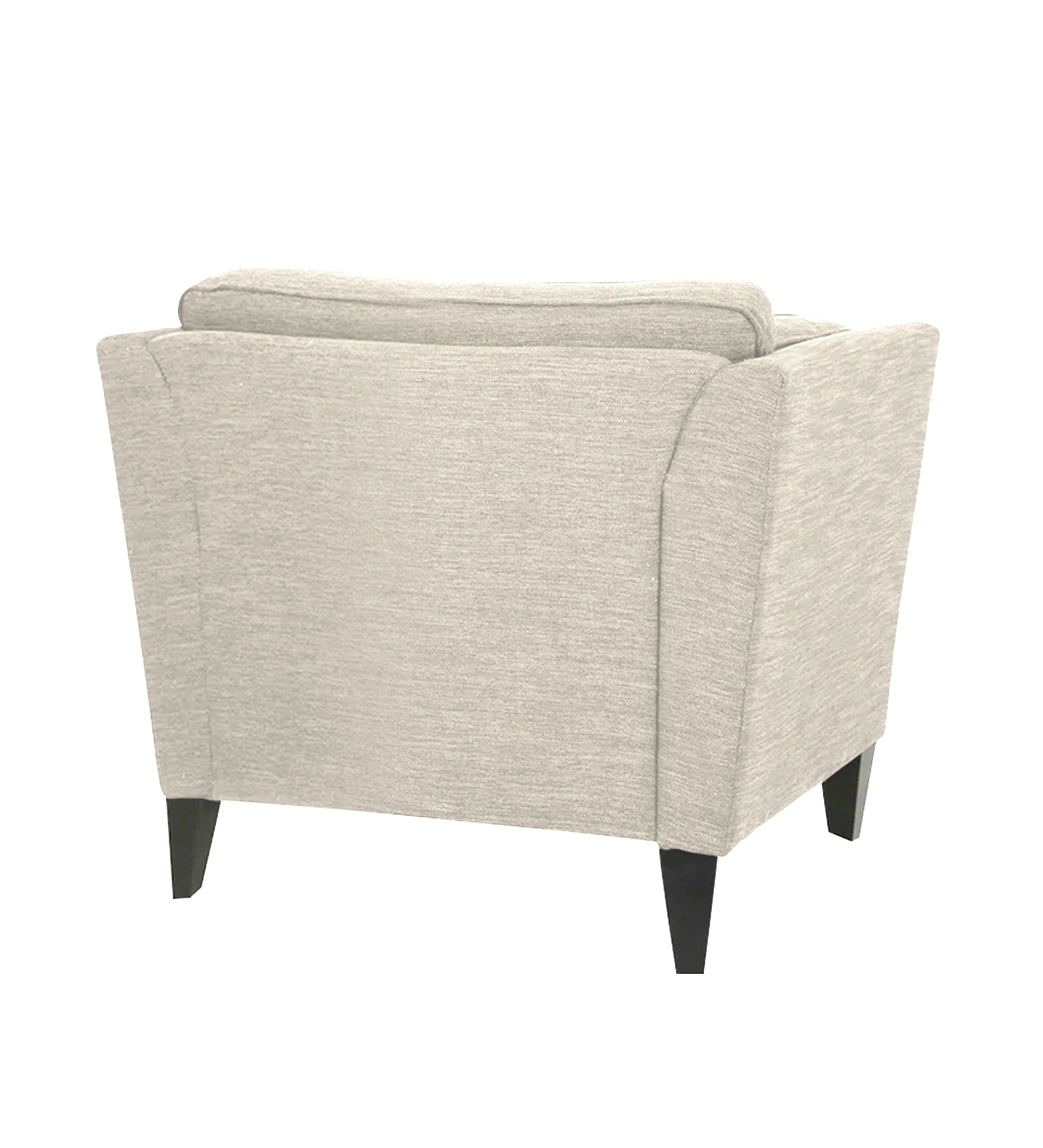 Nigar Fabric 1 Seater Sofa In  Ivory Beige Colour - Febonic Living