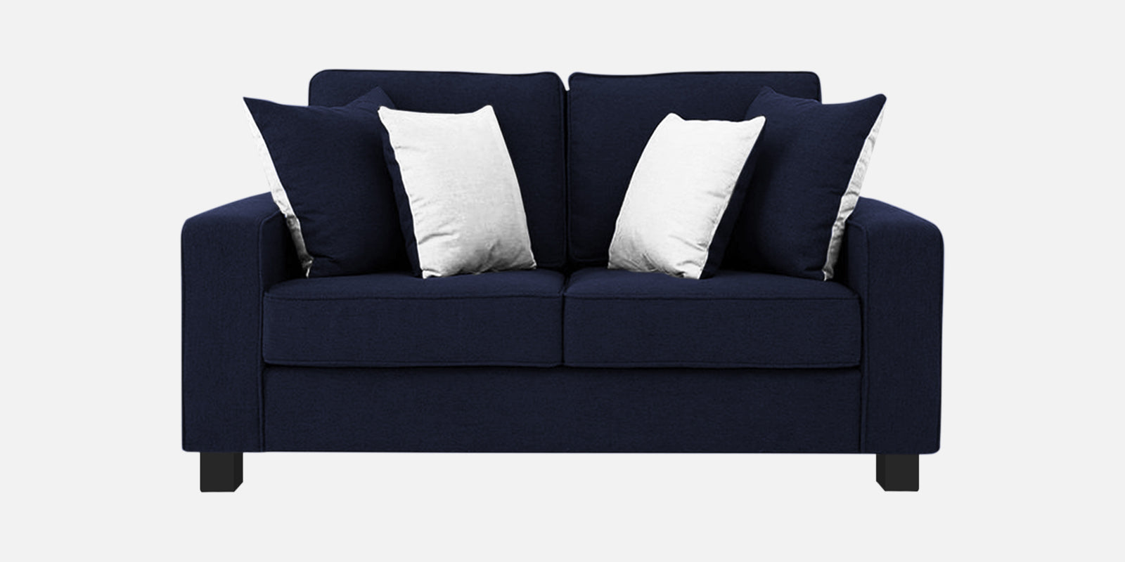 Ladybug Fabric 2 Seater Sofa In Royal Blue Colour - Febonic Living