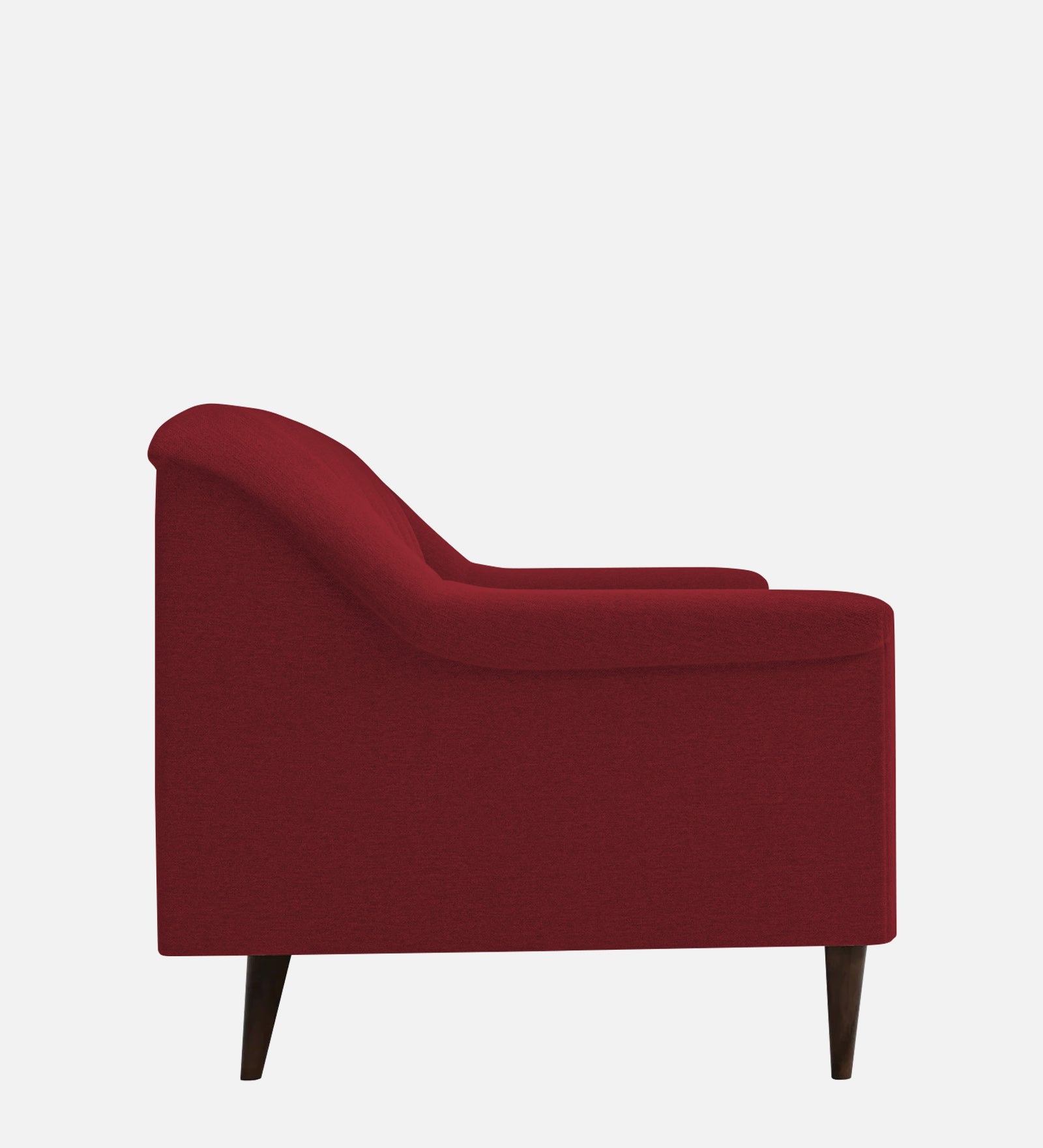 Homer Fabric 1 Seater Sofa In Chilli Red Colour - Febonic Living