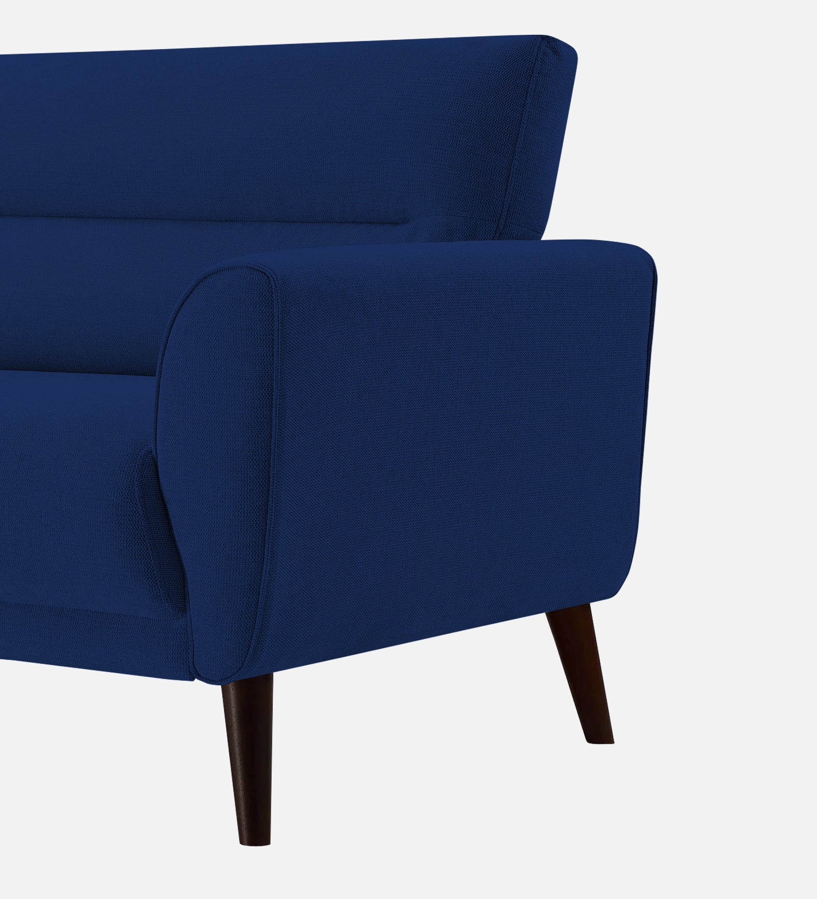 Castro Fabric 1 Seater Sofa In Royal Blue Colour - Febonic Living