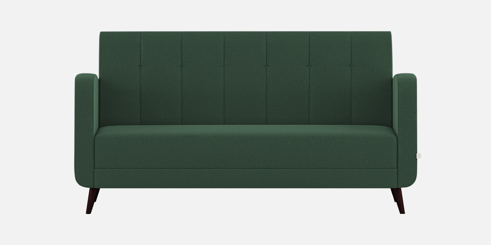 Wiki Velvet 3 Seater Sofa In Amazon Green Colour - Febonic Living