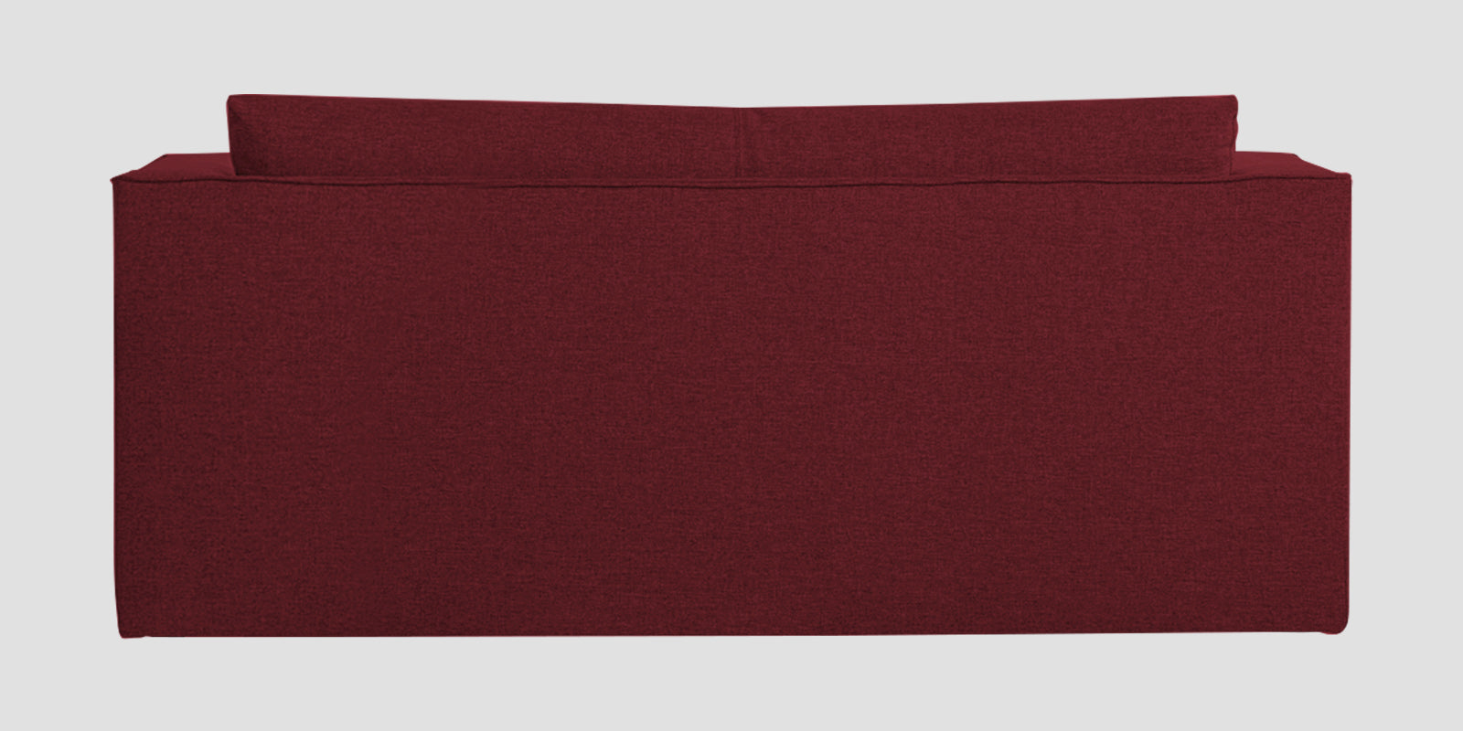 Kenia Fabric 3 Seater Foldable Sofa Cum Bed In Blood Maroon Colour - Febonic Living