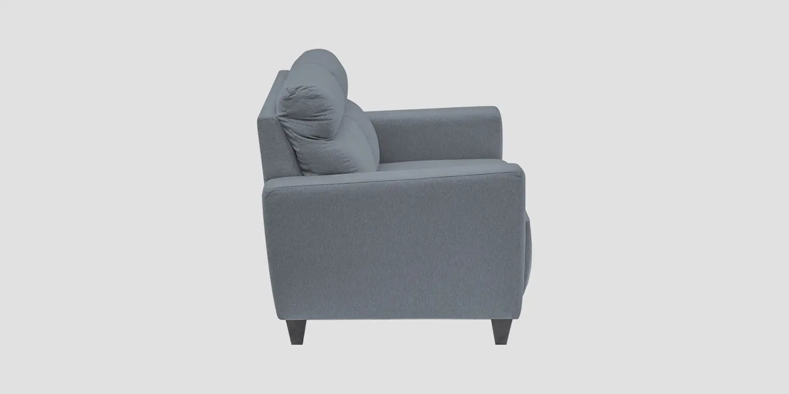 Burban Fabric 2 Seater Sofa In Winter Grey Colour Febonic Living