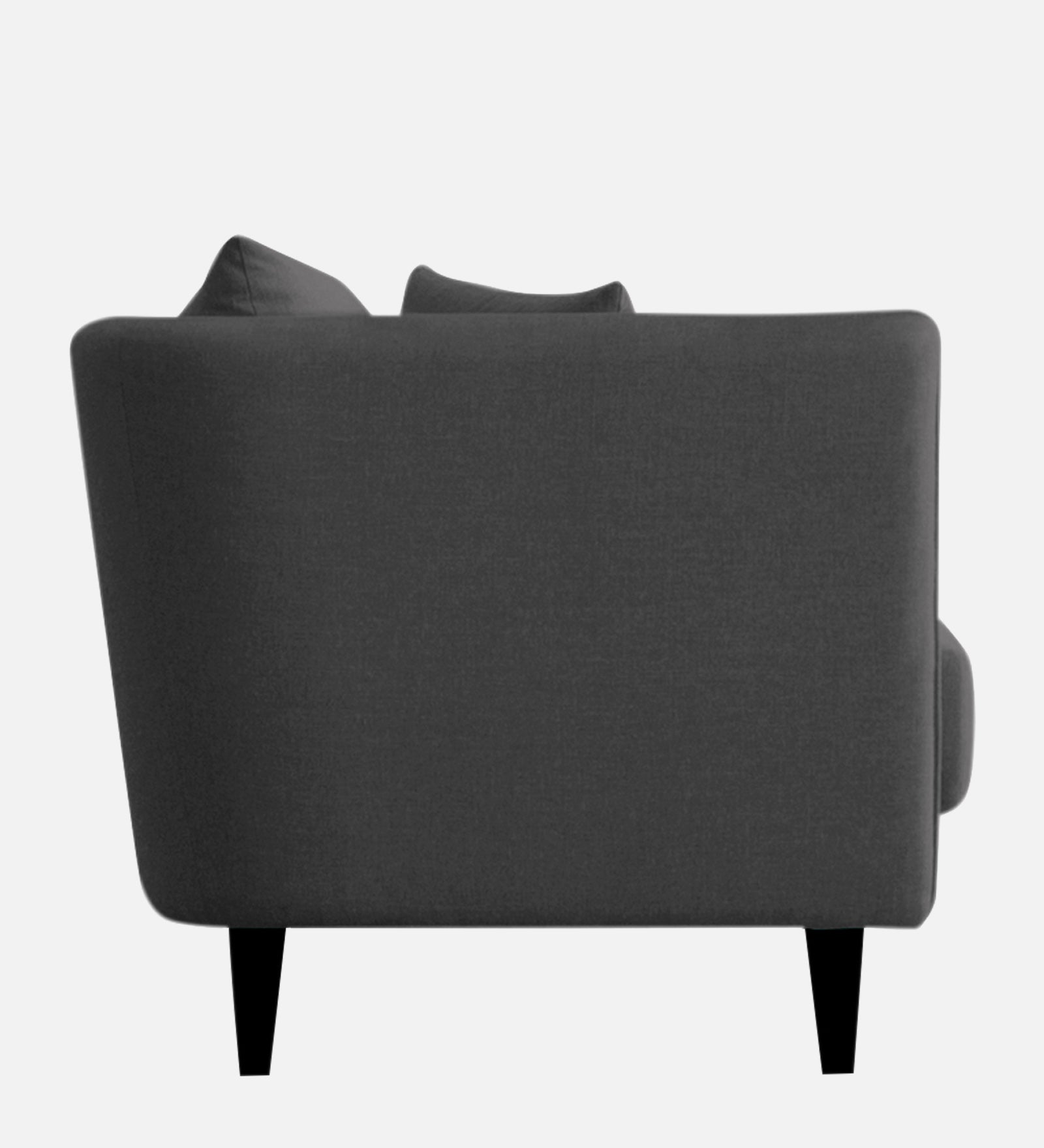 Norway Velvet 1 Seater Sofa In Davy Grey Colour - Febonic Living
