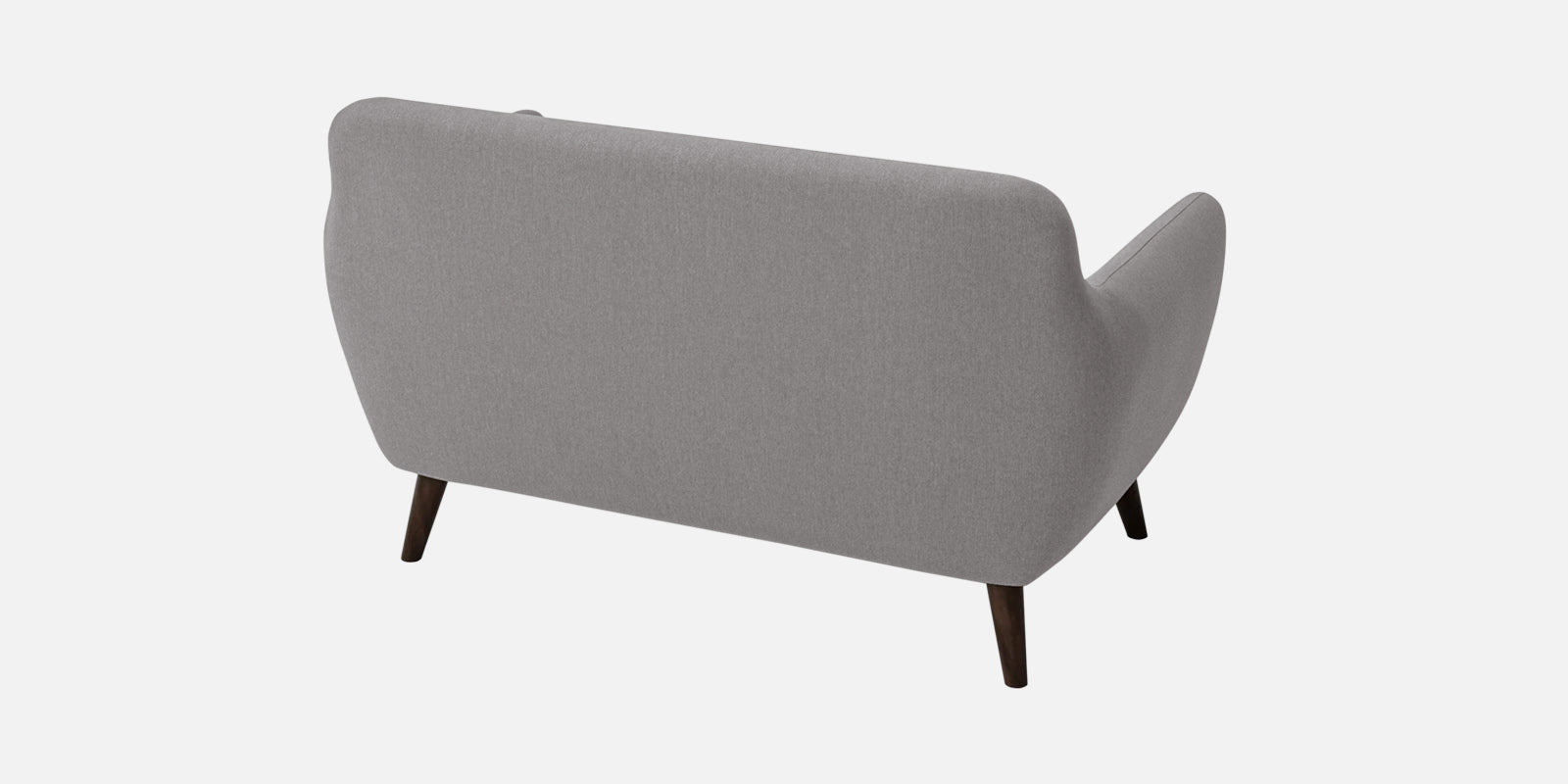 Goofy Fabric 2 Seater Sofa In Silver Grey Colour - Febonic Living