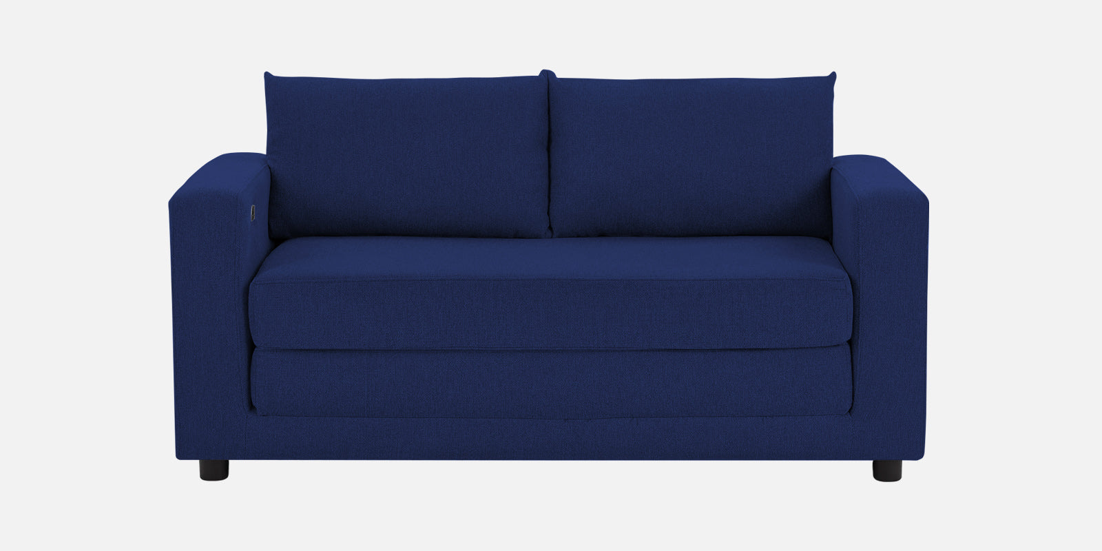 Roman Fabric 3 Seater Foldable Sofa Cum Bed In Royal Blue Colour With USB Portable Type - Febonic Living