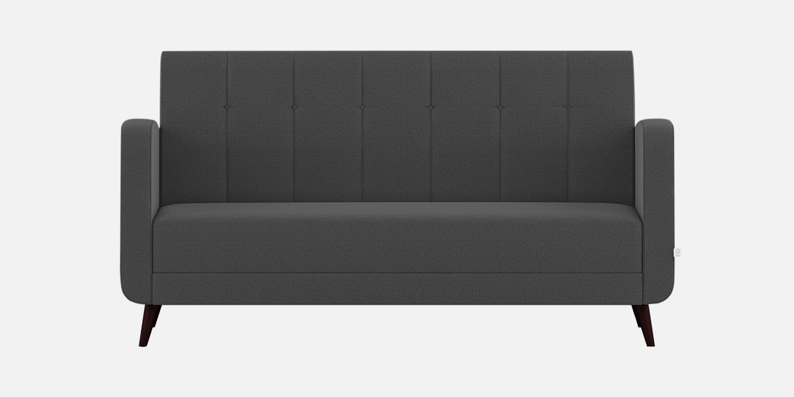 Wiki Velvet 3 Seater Sofa In Davy grey Colour - Febonic Living