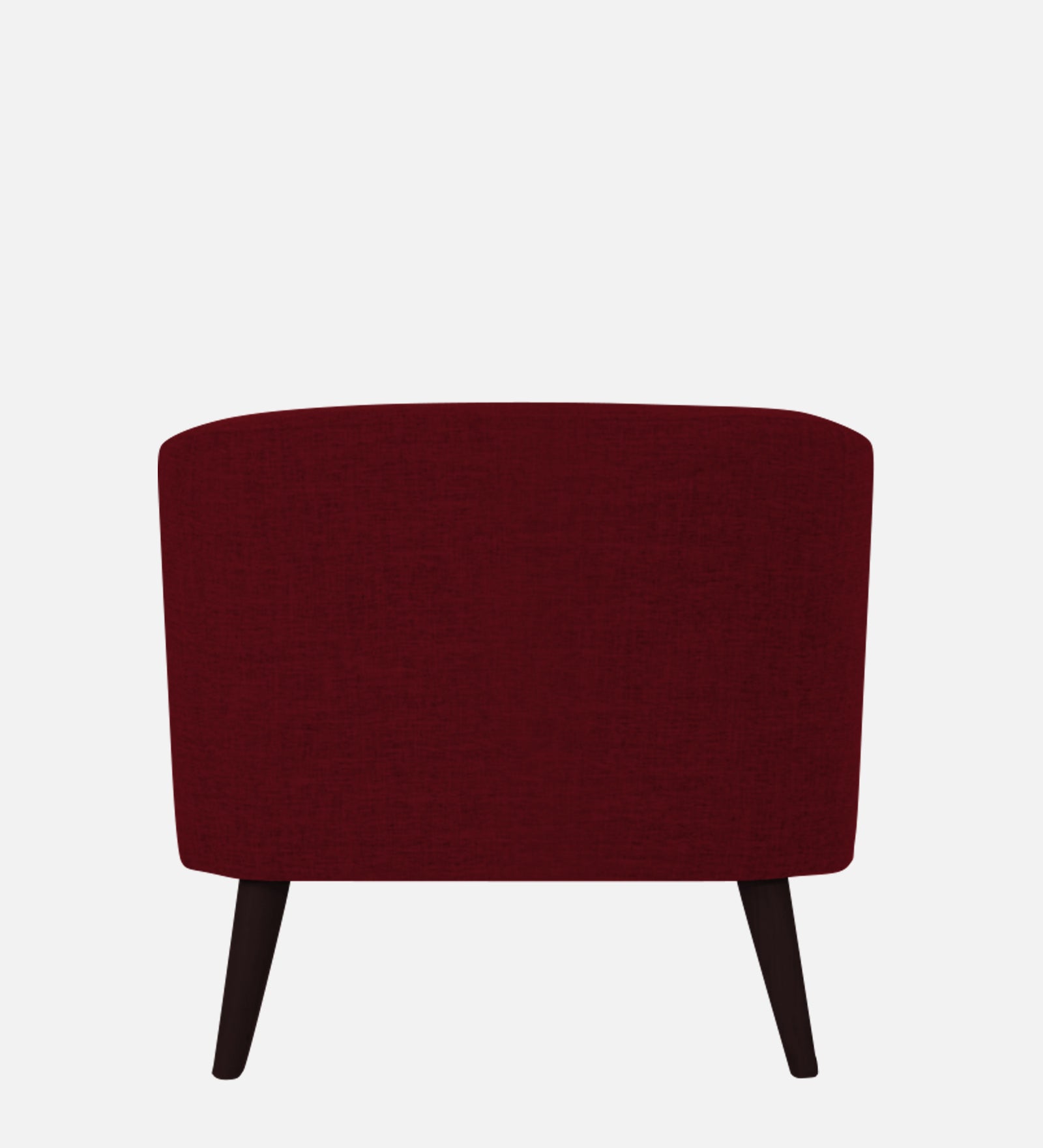 Casper Fabric 1 Seater Sofa In Ruby Red Colour - Febonic Living
