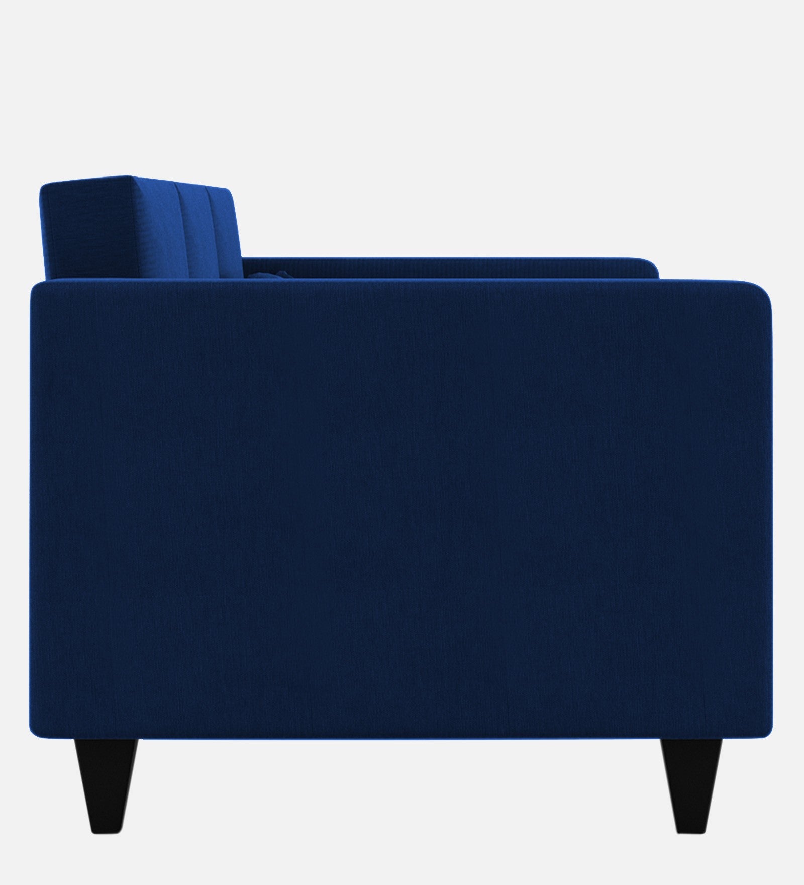 Nipul Fabric 1 Seater Sofa In Royal Blue Colour - Febonic Living
