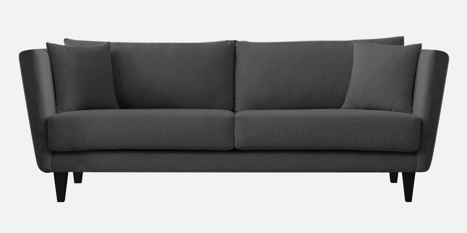 Norway Velvet 3 Seater Sofa In Davy Grey Colour - Febonic Living
