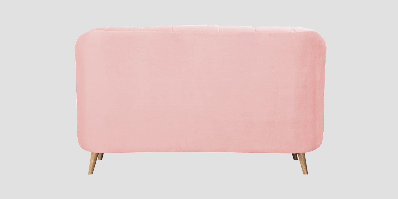 Kaylee Velvet 2 Seater Sofa In Millennial Pink Colour - Febonic Living