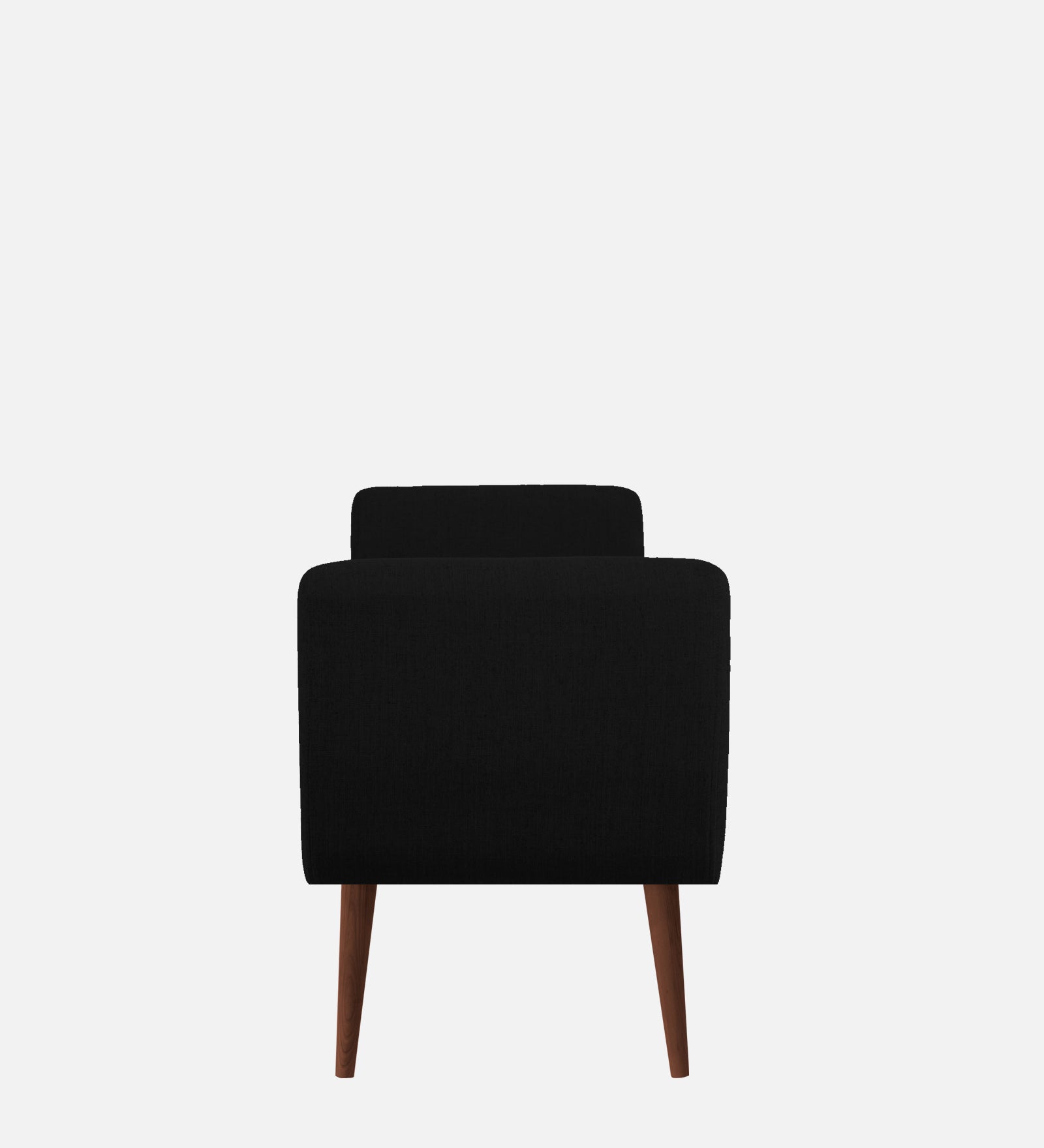 Cartes Velvet Bench In Adam Black Colour - Febonic Living