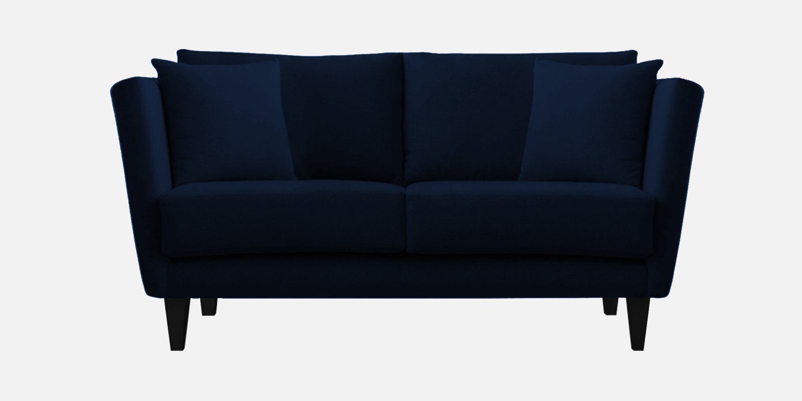 Norway Velvet 2 Seater Sofa In Dark Blue Colour - Febonic Living