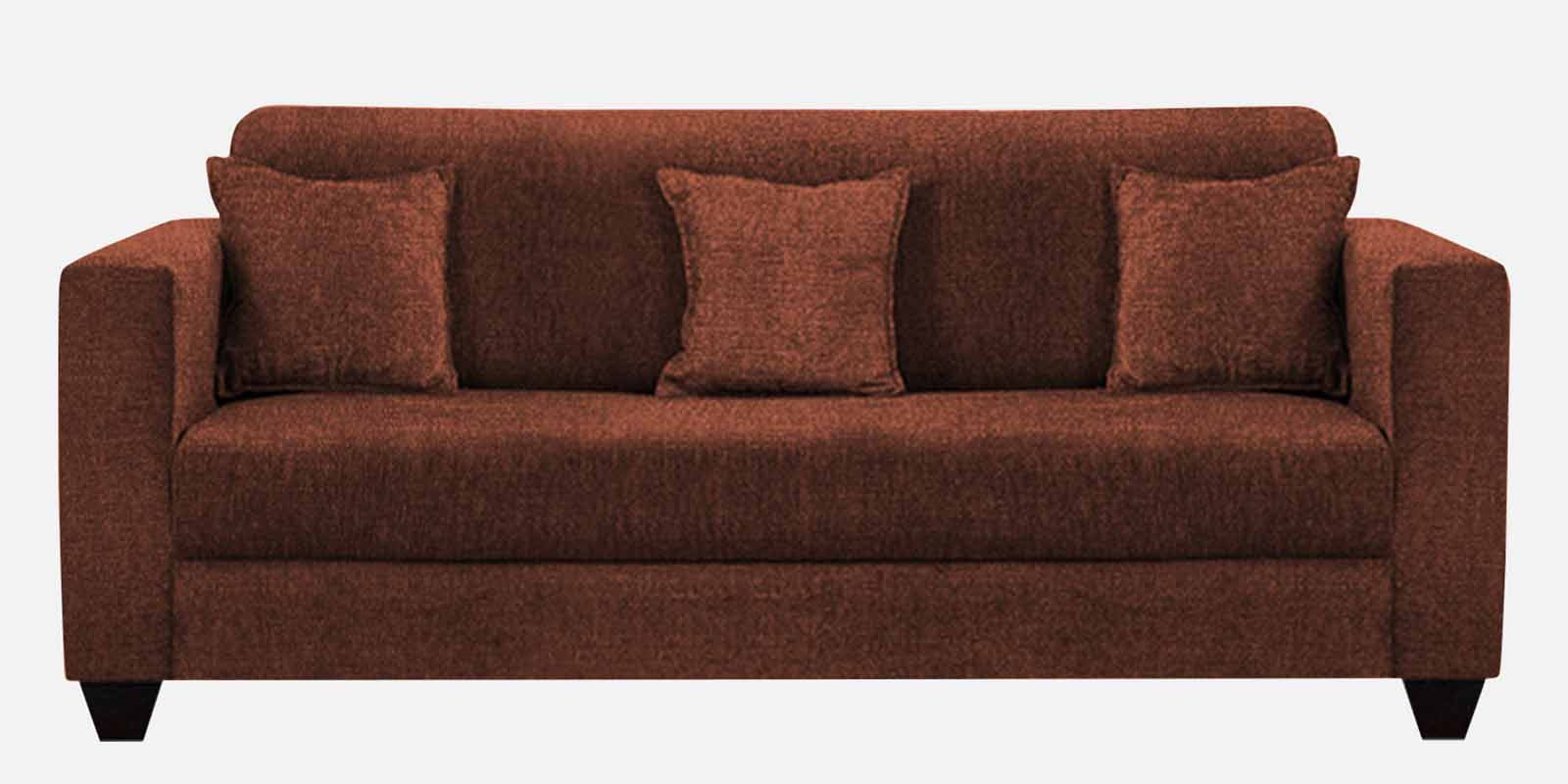 Nebula Fabric 3 Seater Sofa in Coffee Brown Colour