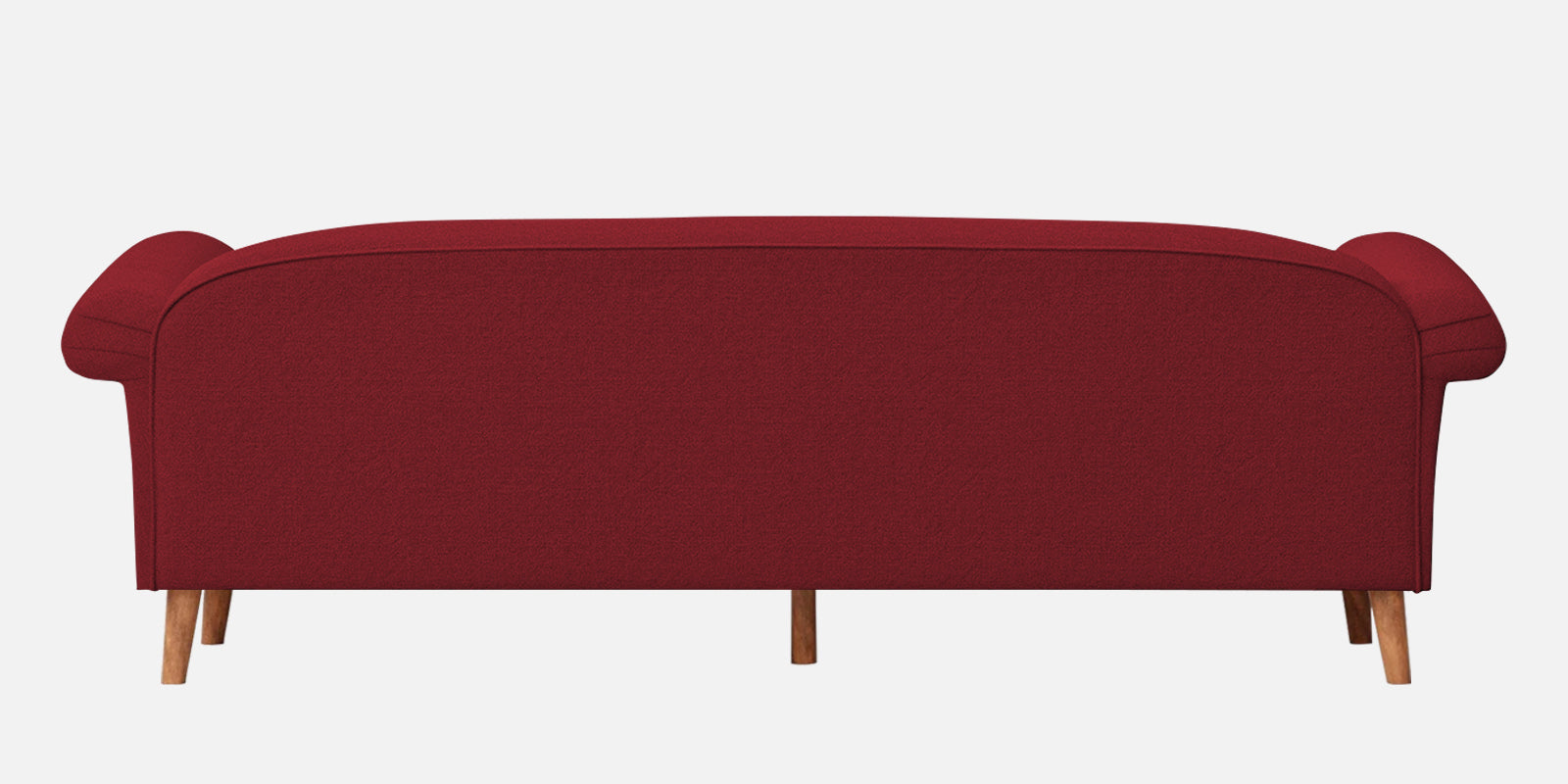 Barber Fabric 3 Seater Sofa In Chilli Red Colour - Febonic Living