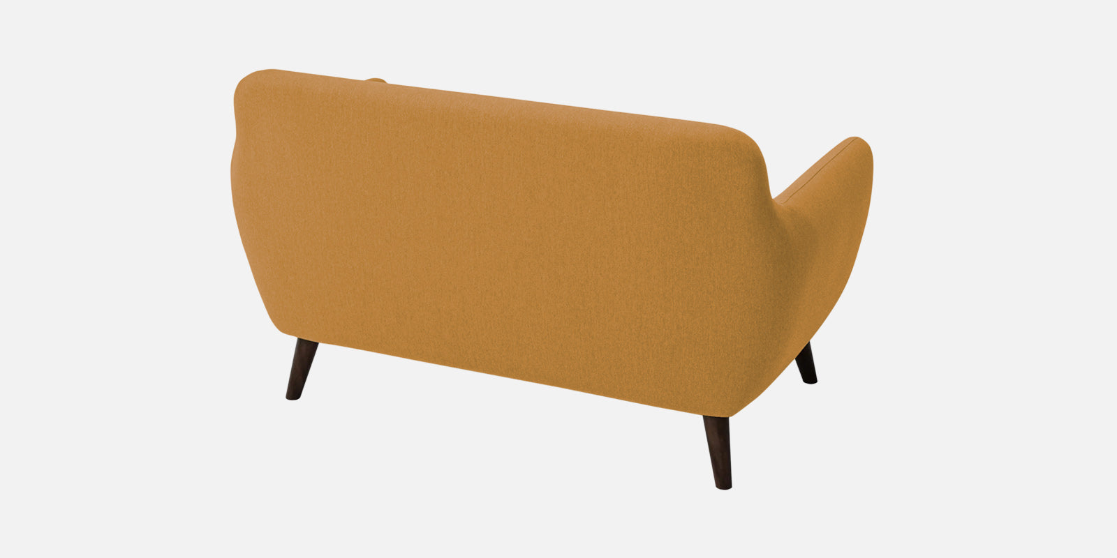 Goofy Fabric 2 Seater Sofa In Corn Yellow Colour - Febonic Living