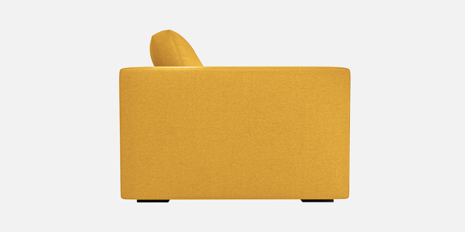 Messy Fabric 3 Seater Sofa In Bold Yellow Colour - Febonic Living