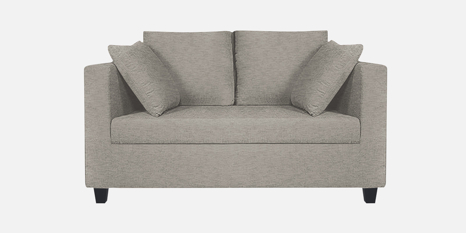 Nuska Fabric 2 Seater Sofa In Ash Grey Colour - Febonic Living