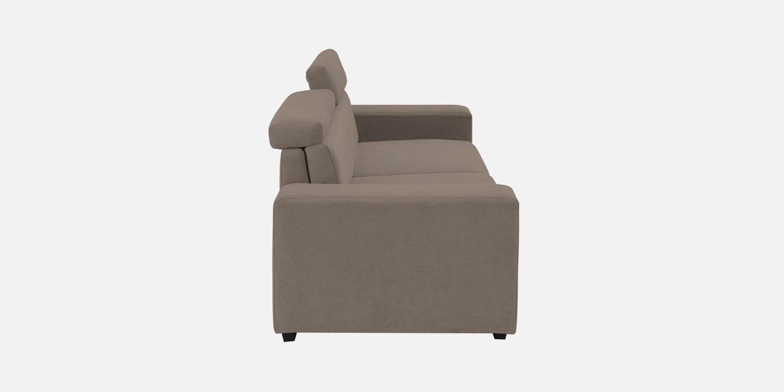 Hiro Fabric 2 Seater Sofa In Rock Beige Colour - Febonic Living