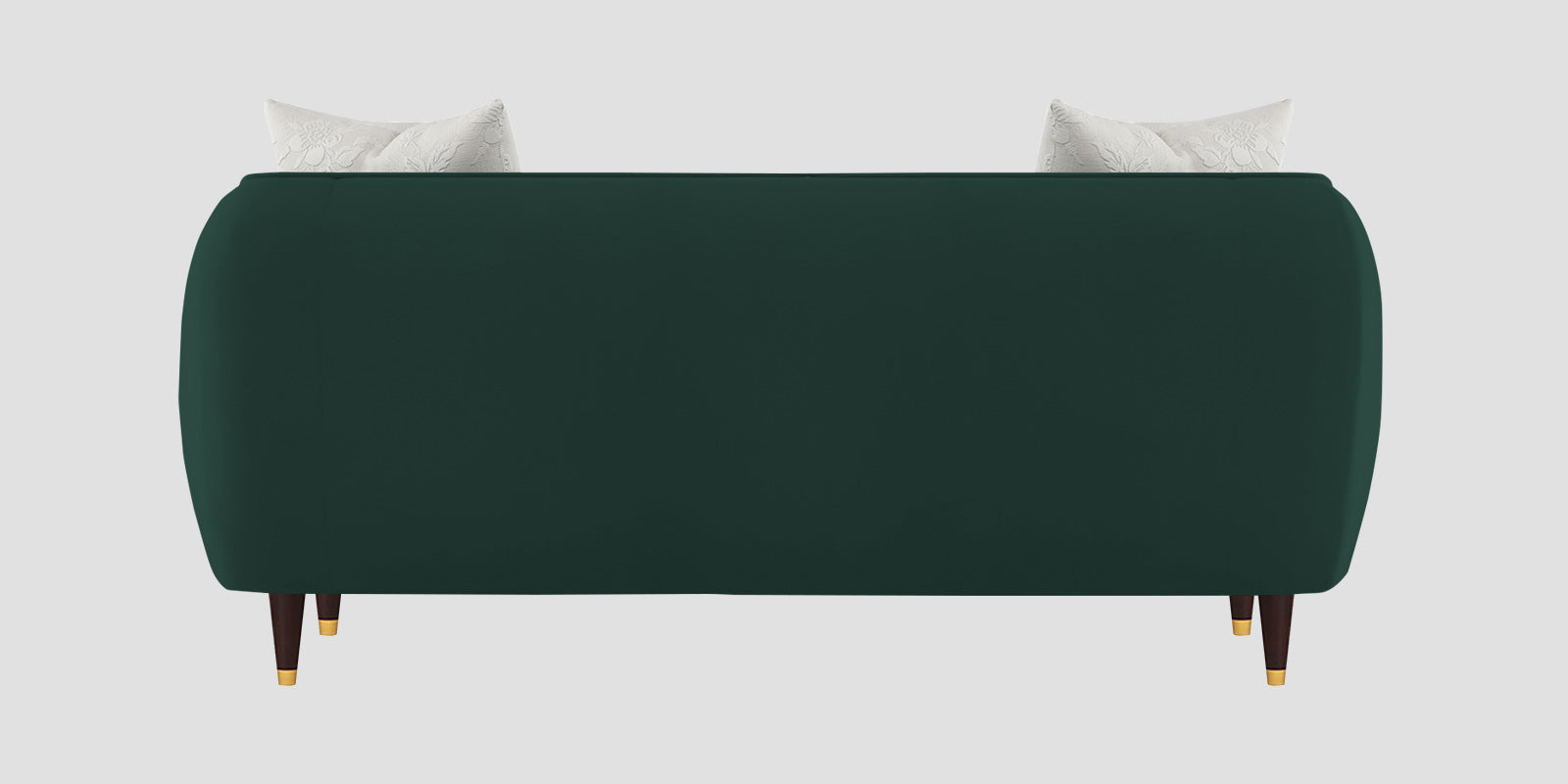 Hairo Velvet 2 Seater Sofa In Forest Green Colour - Febonic Living