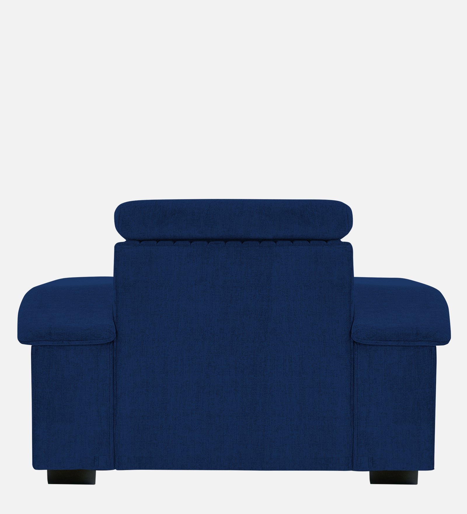 Draco Fabric 1 Seater Sofa In Royal Blue Colour - Febonic Living