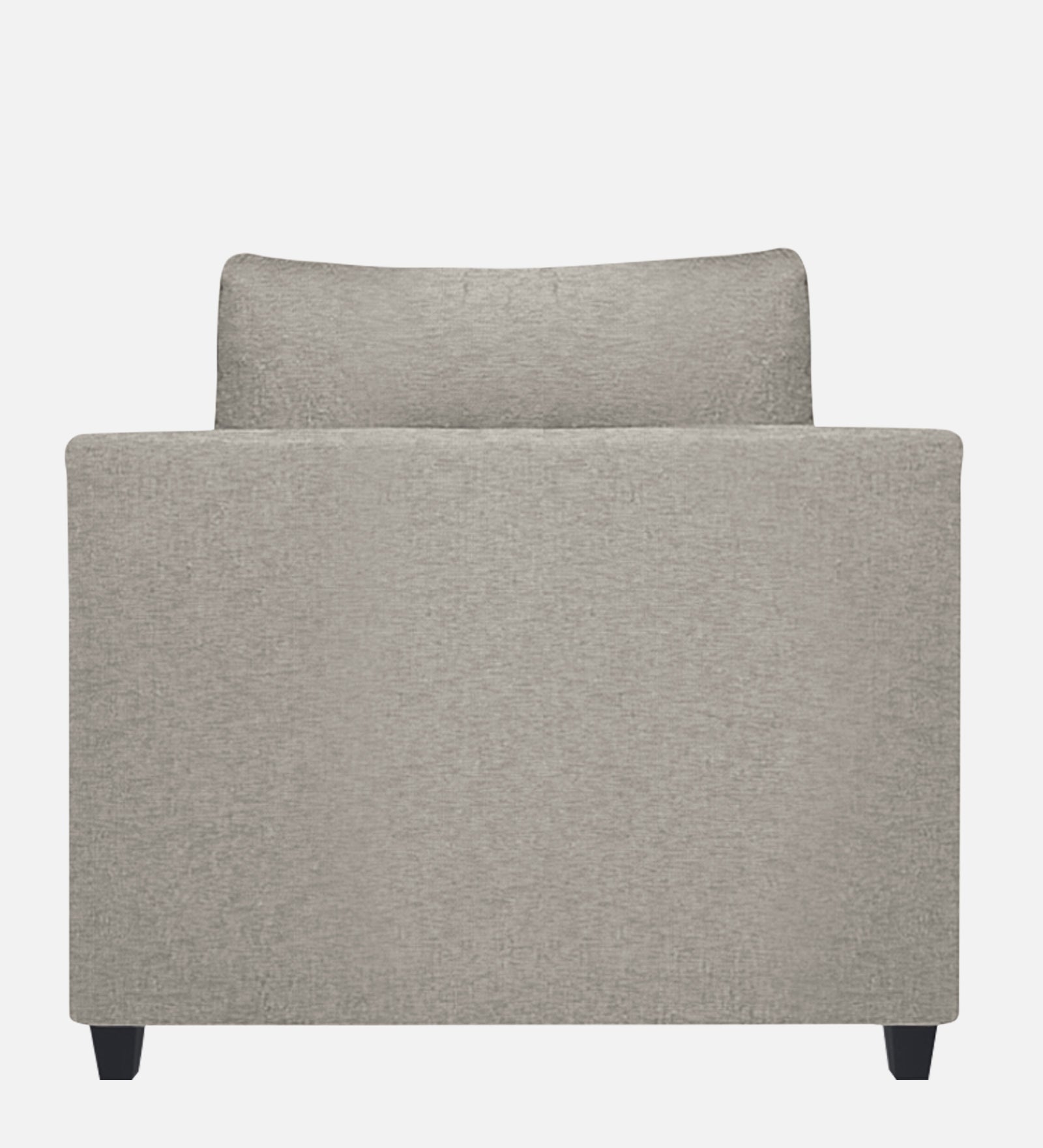 Nuska Fabric 1 Seater Sofa In Ash Grey Colour - Febonic Living