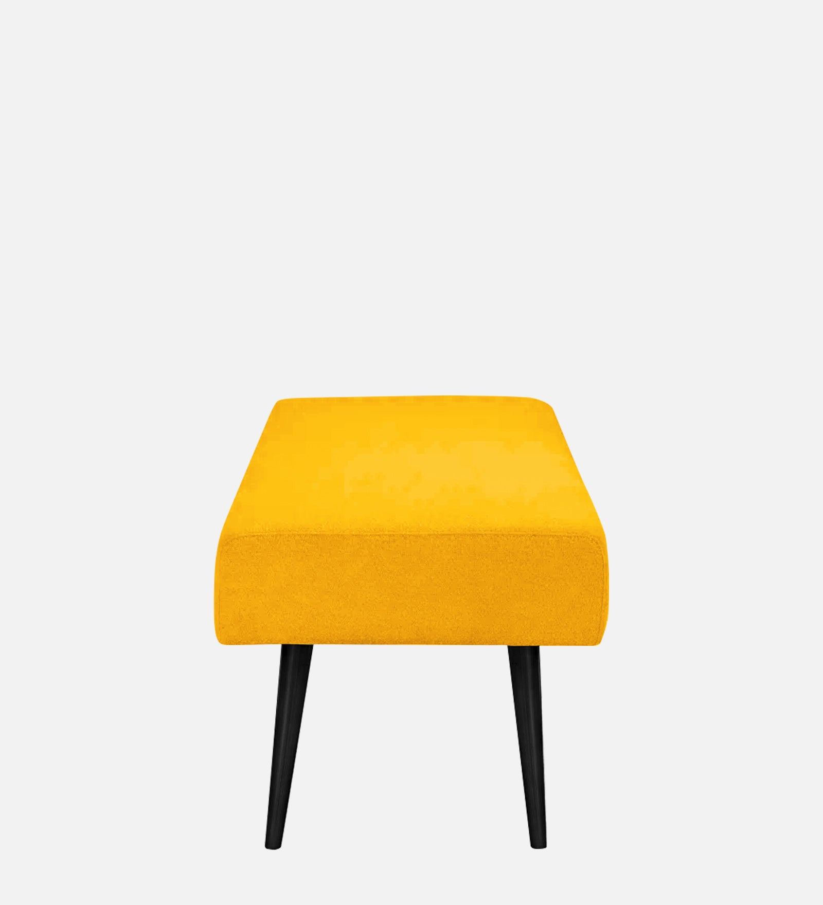 Orbit Fabric Bench In Bold Yellow Colour - Febonic Living