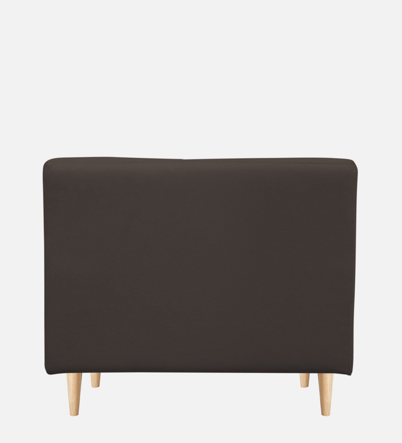 Woody Fabric 1 Seater Sofa in Lito Brown Colour